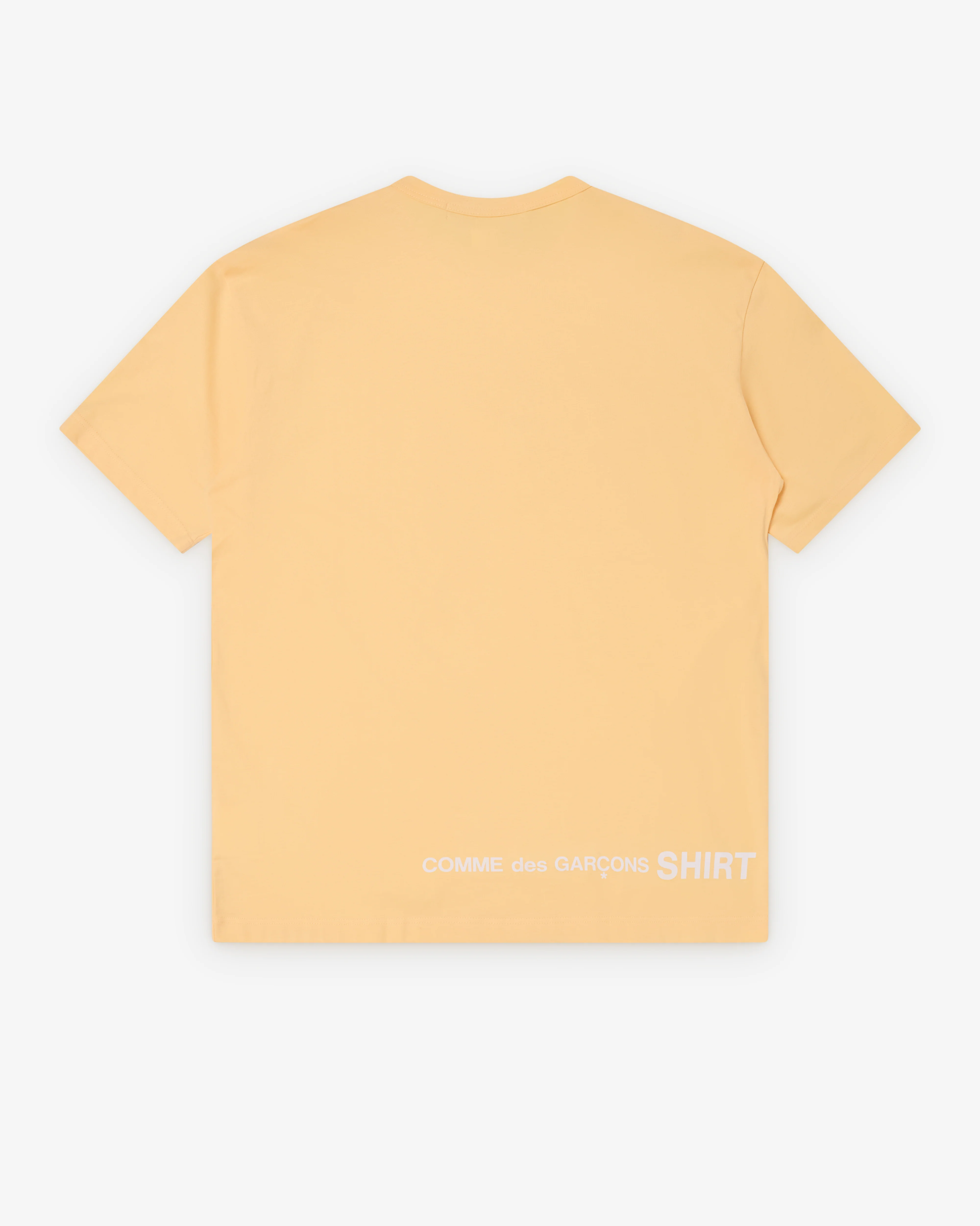 CDG Shirt - Men's Back Logo T-Shirt - (Yellow) - Image 2