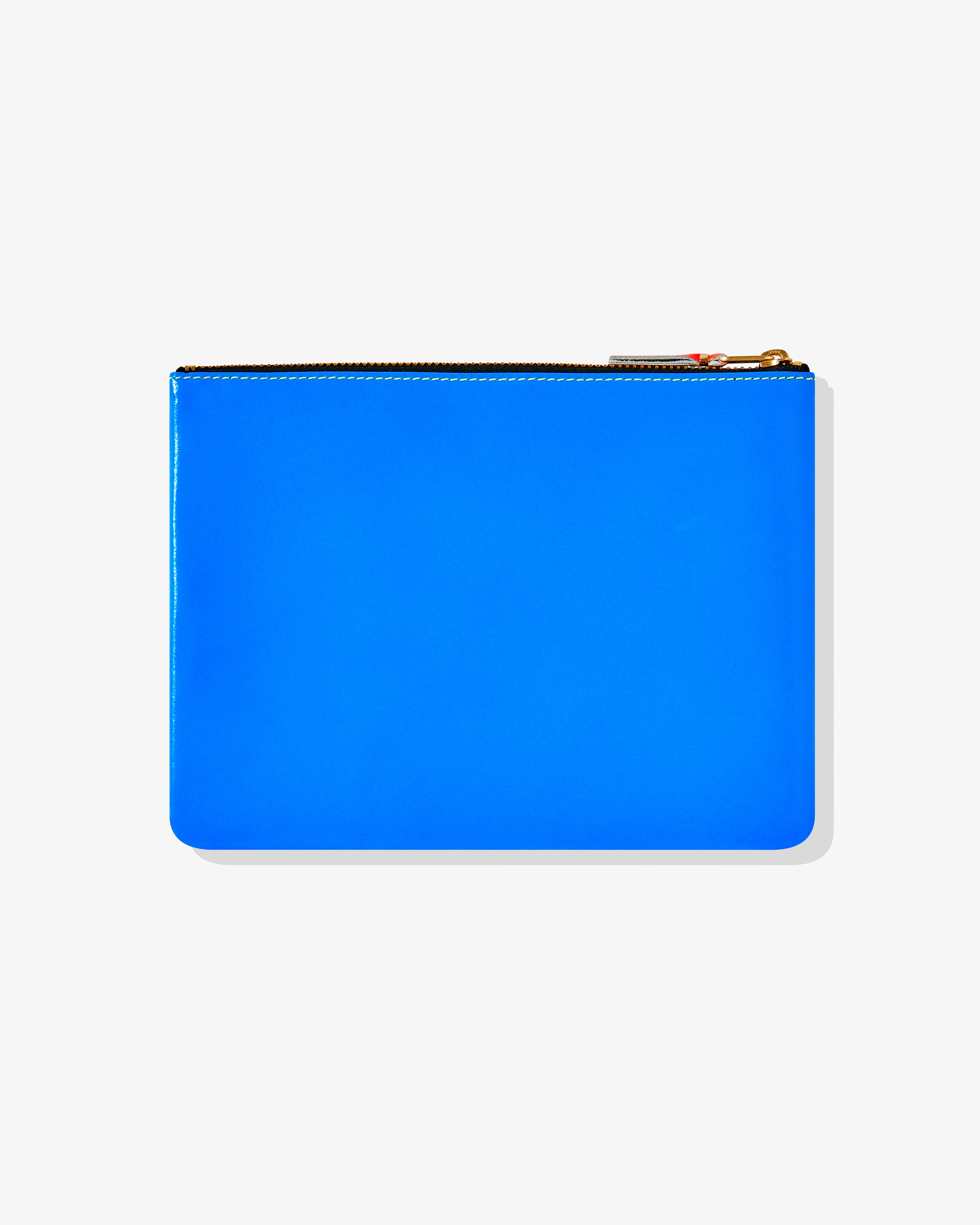 CDG Wallet - Super Fluo Zip Pouch - (Green/Blue SA5100SF) - Image 2