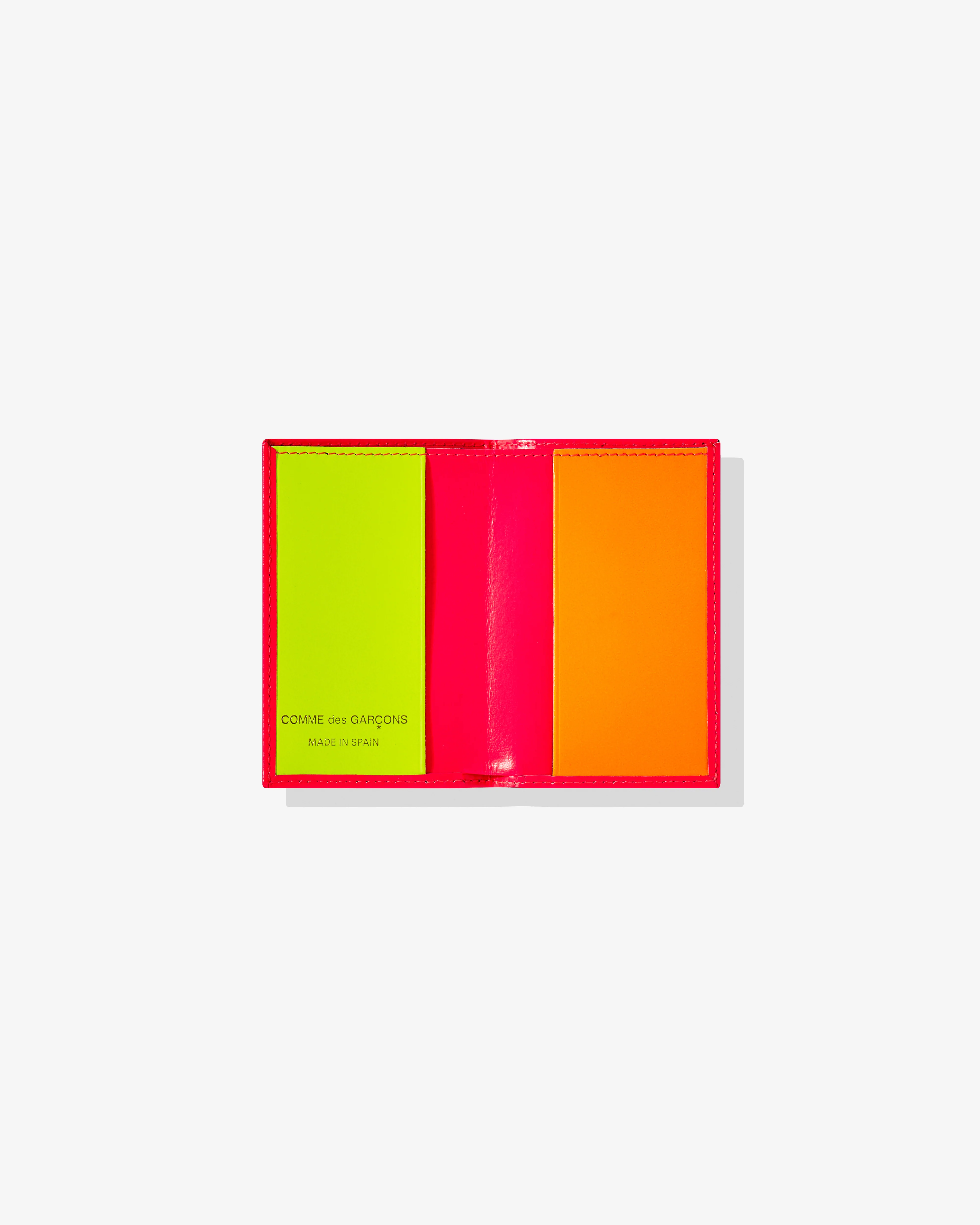 CDG Wallet - Super Fluo Bifold Wallet - (Pink SA6400) - Image 3