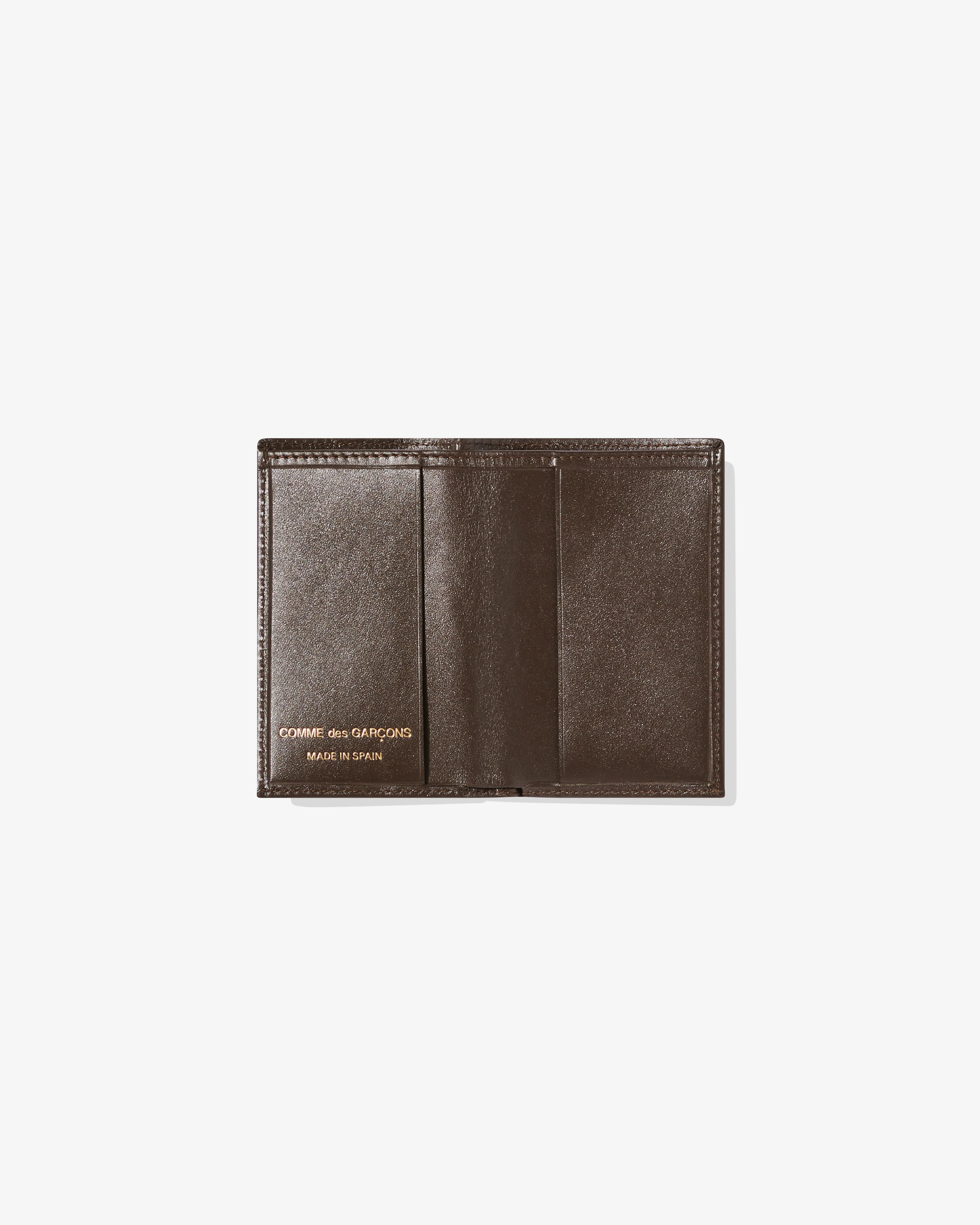 CDG Wallet -  Classic Leather Bifold Wallet - (Brown SA6400) - Image 3