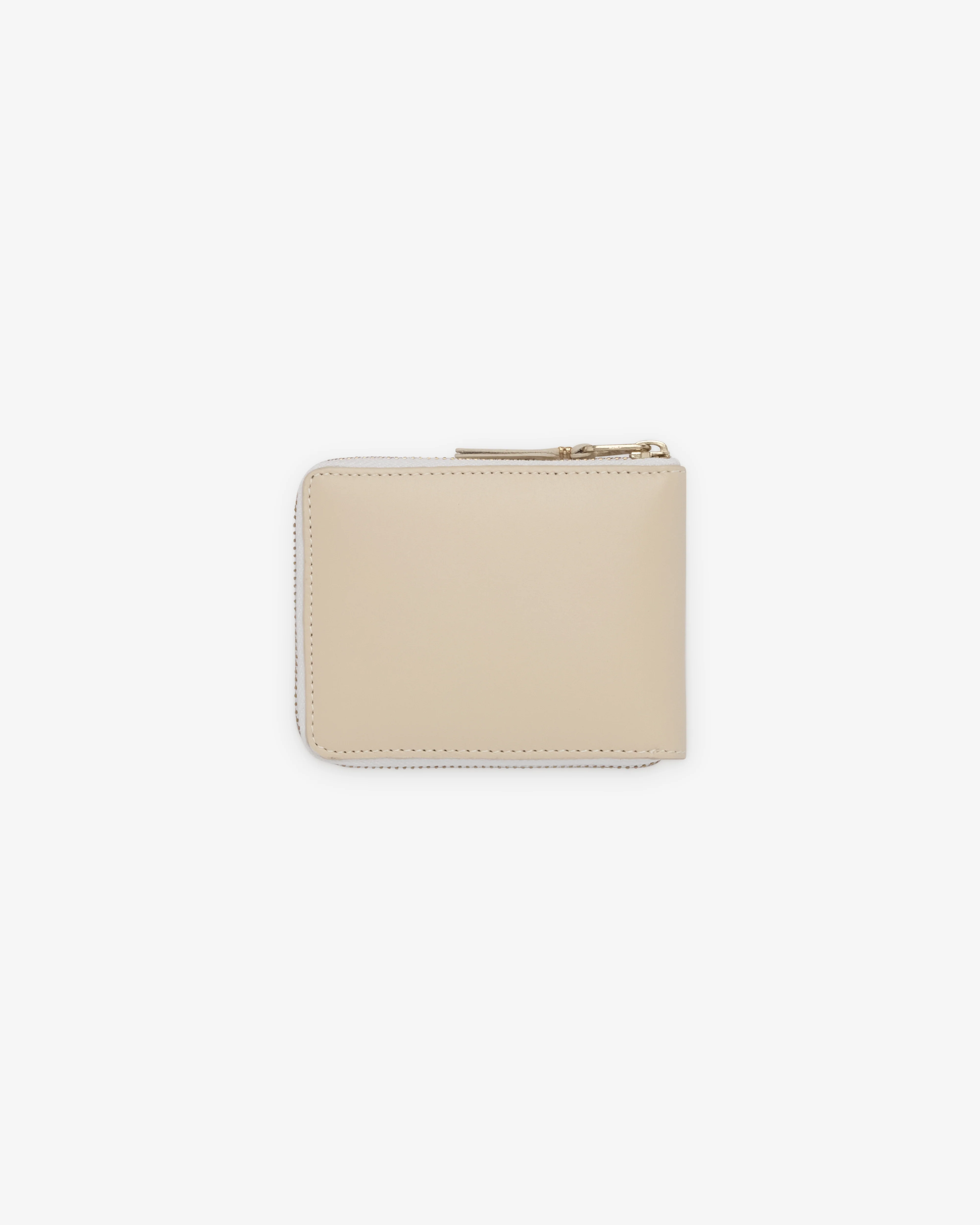 CDG Wallet - Classic Leather Line Full Zip Around Wallet - (SA7100 Ecru) - Image 3
