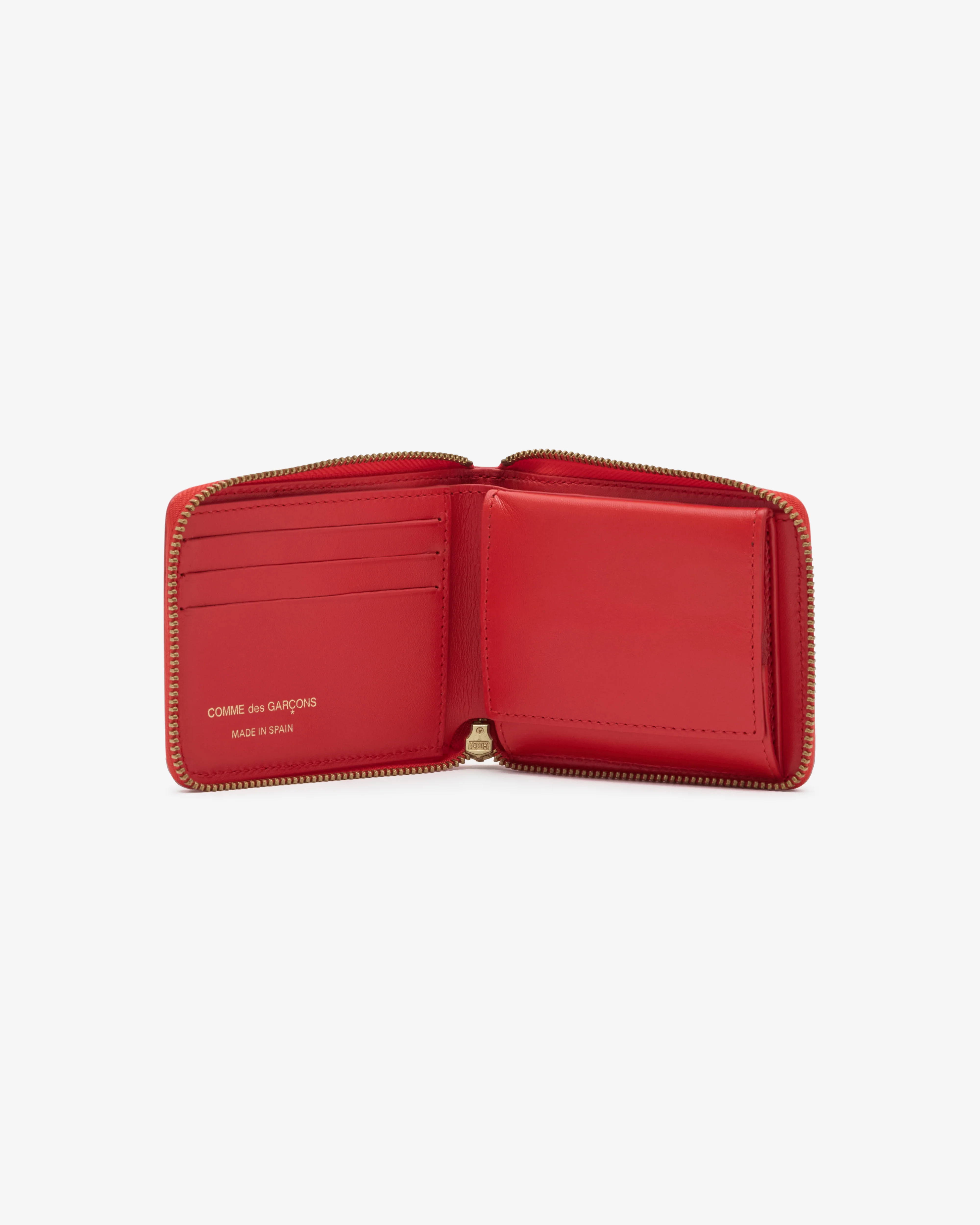 CDG Wallet - Classic Colour Full Zip Around Wallet - (Orange SA7100) - Image 3