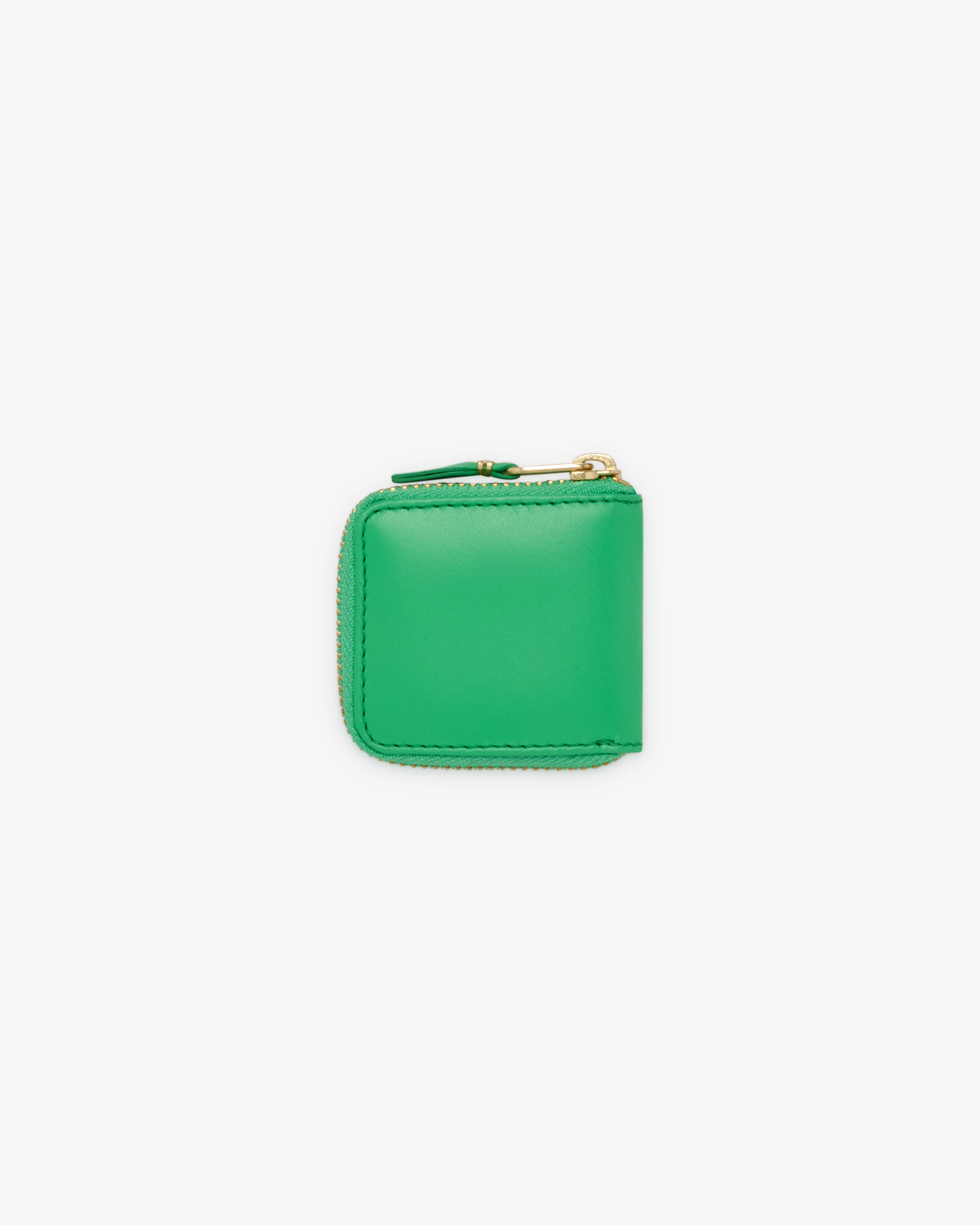 CDG Wallet - Colour Leather Line Small Zip Around Wallet  - (SA4100C Green) - Image 2