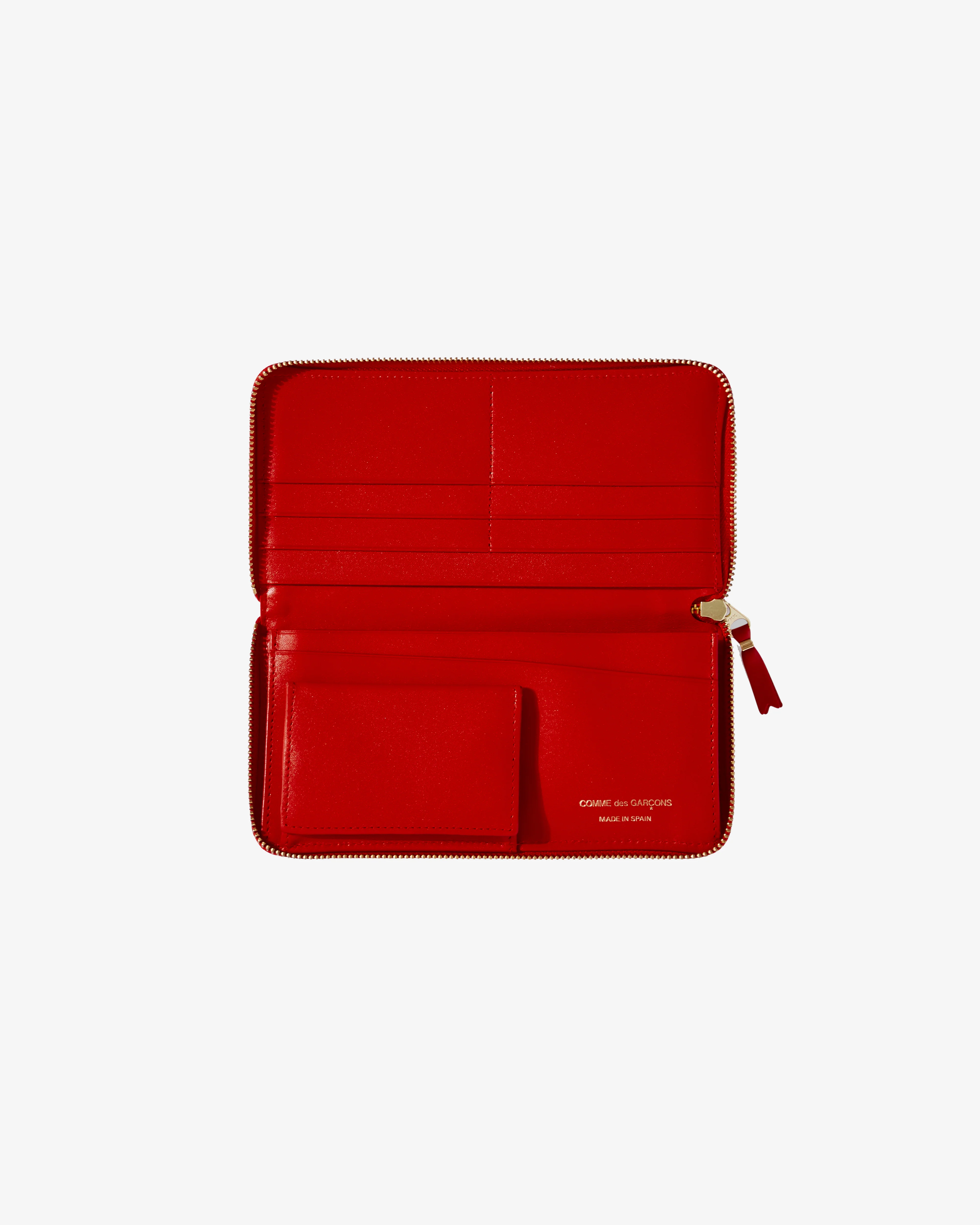 CDG Wallet - Classic Colour Zip Around Wallet - (Orange SA0110C) - Image 3