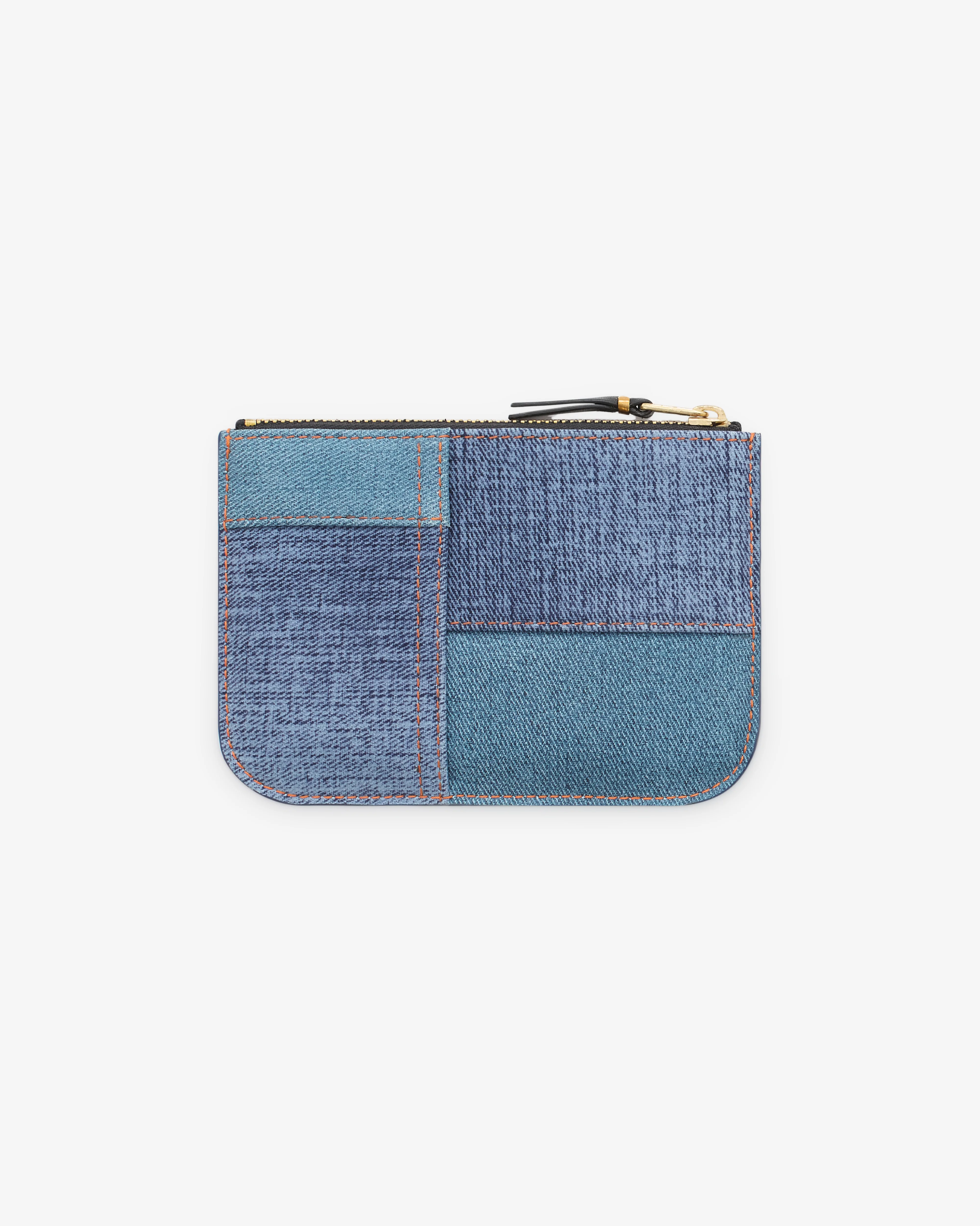 CDG Wallet - Denim Patchwork Wallet - (Blue SA8100DP) - Image 2