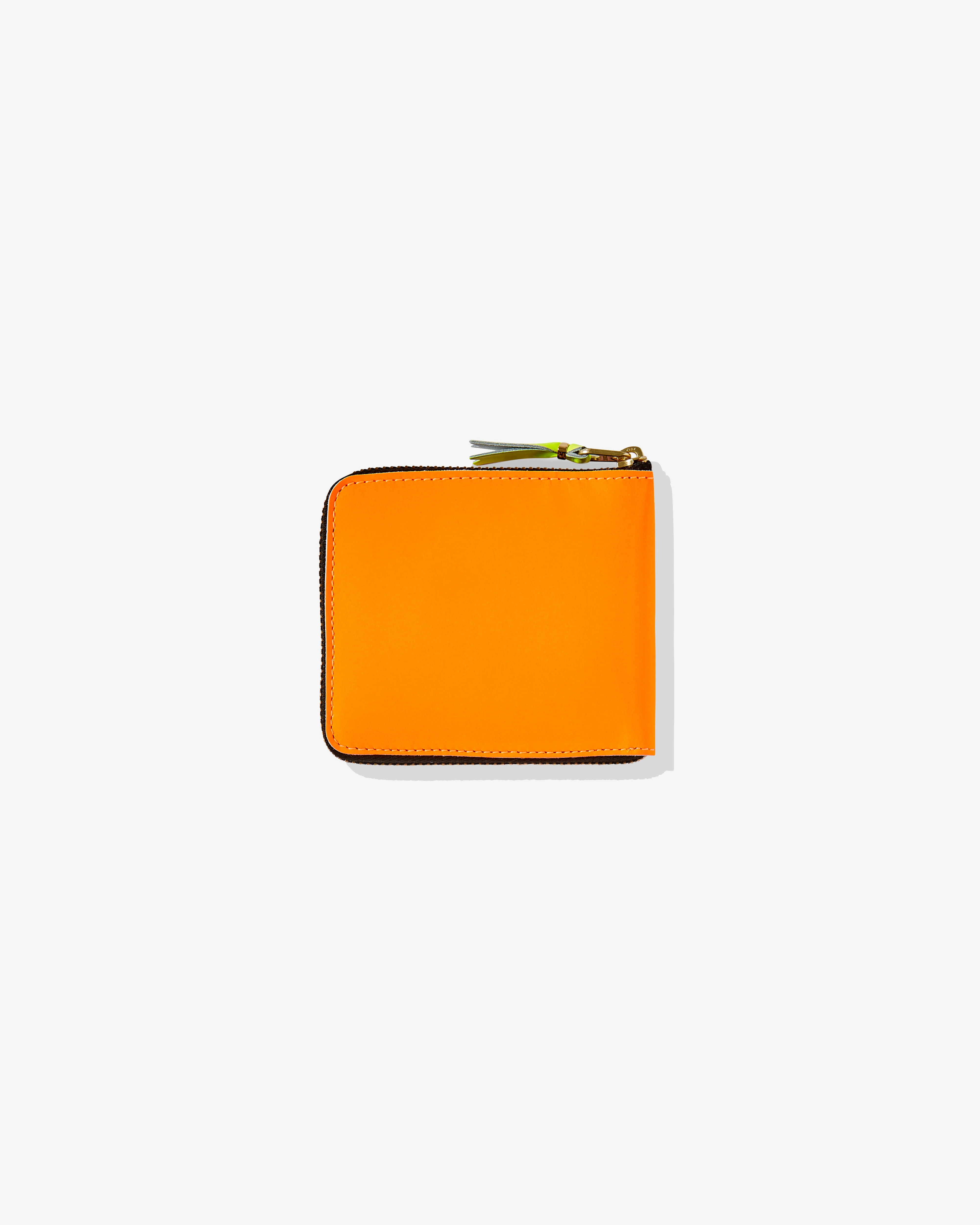 CDG Wallet - Super Fluo Full Zip Around Wallet - (Light Orange/Pink SA7100SF) - Image 2
