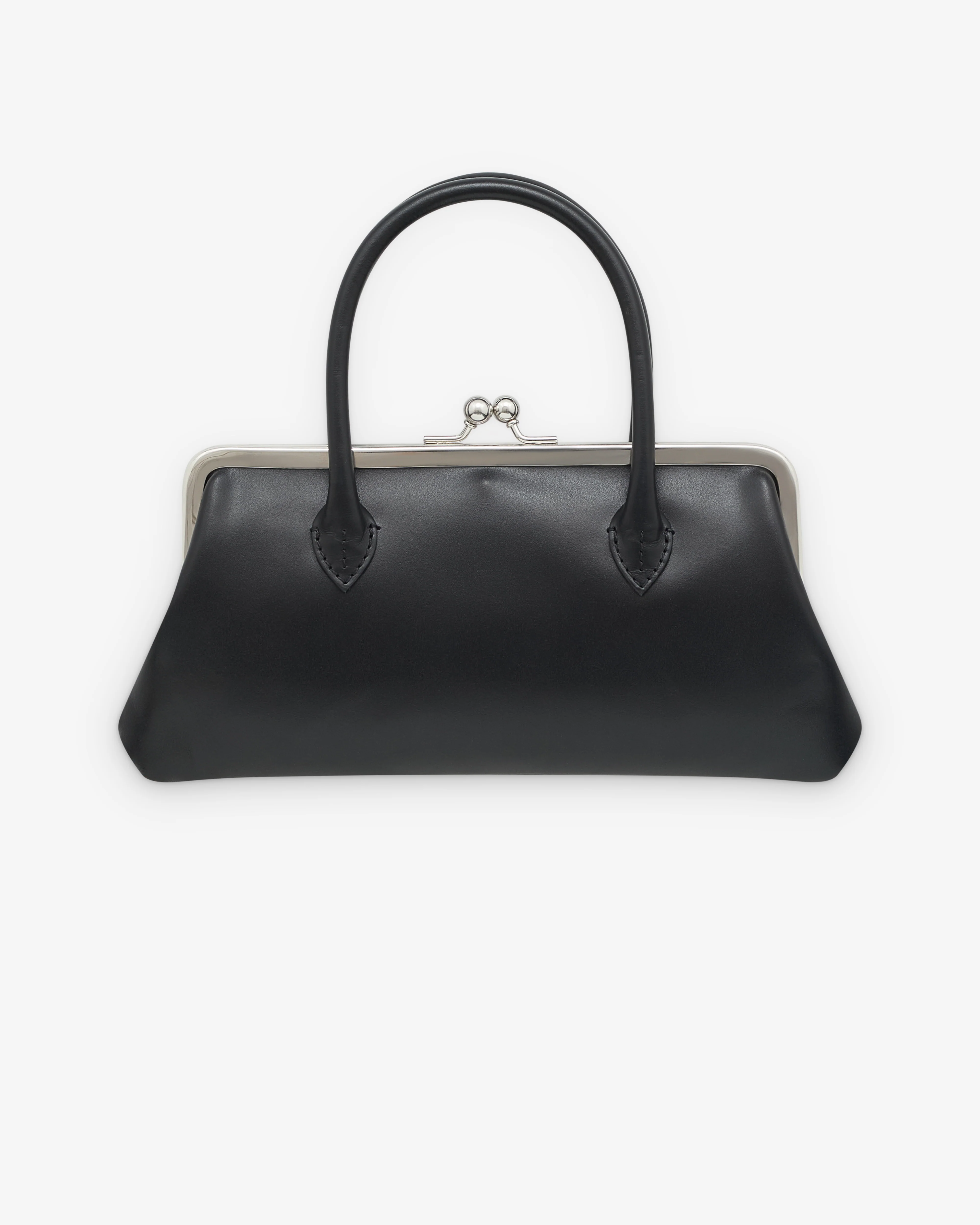 CDG Wallet - Large Wallet With Clasp Handles - (Black) - Image 2