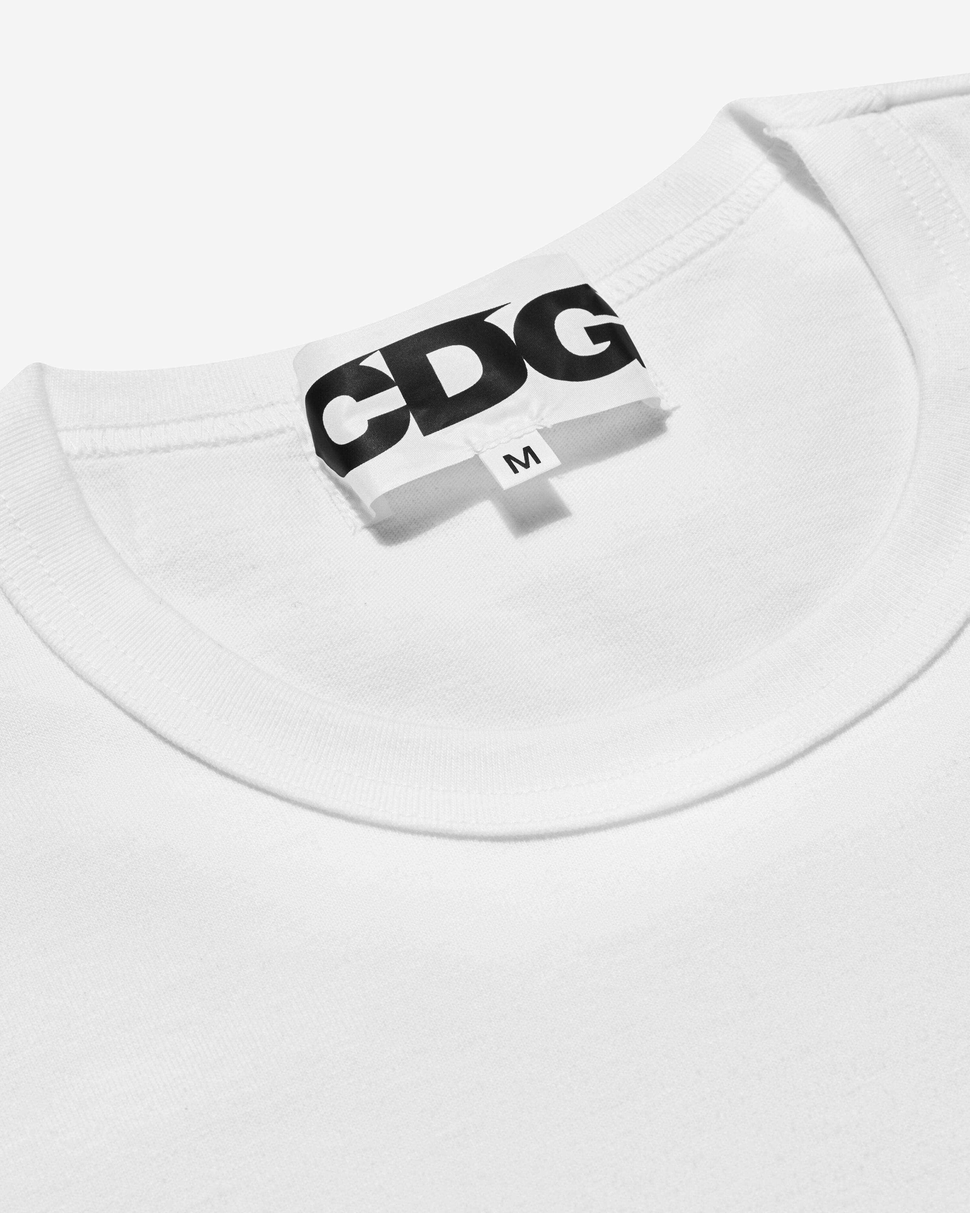 CDG - Long Sleeve T-Shirt - (White) - Image 3