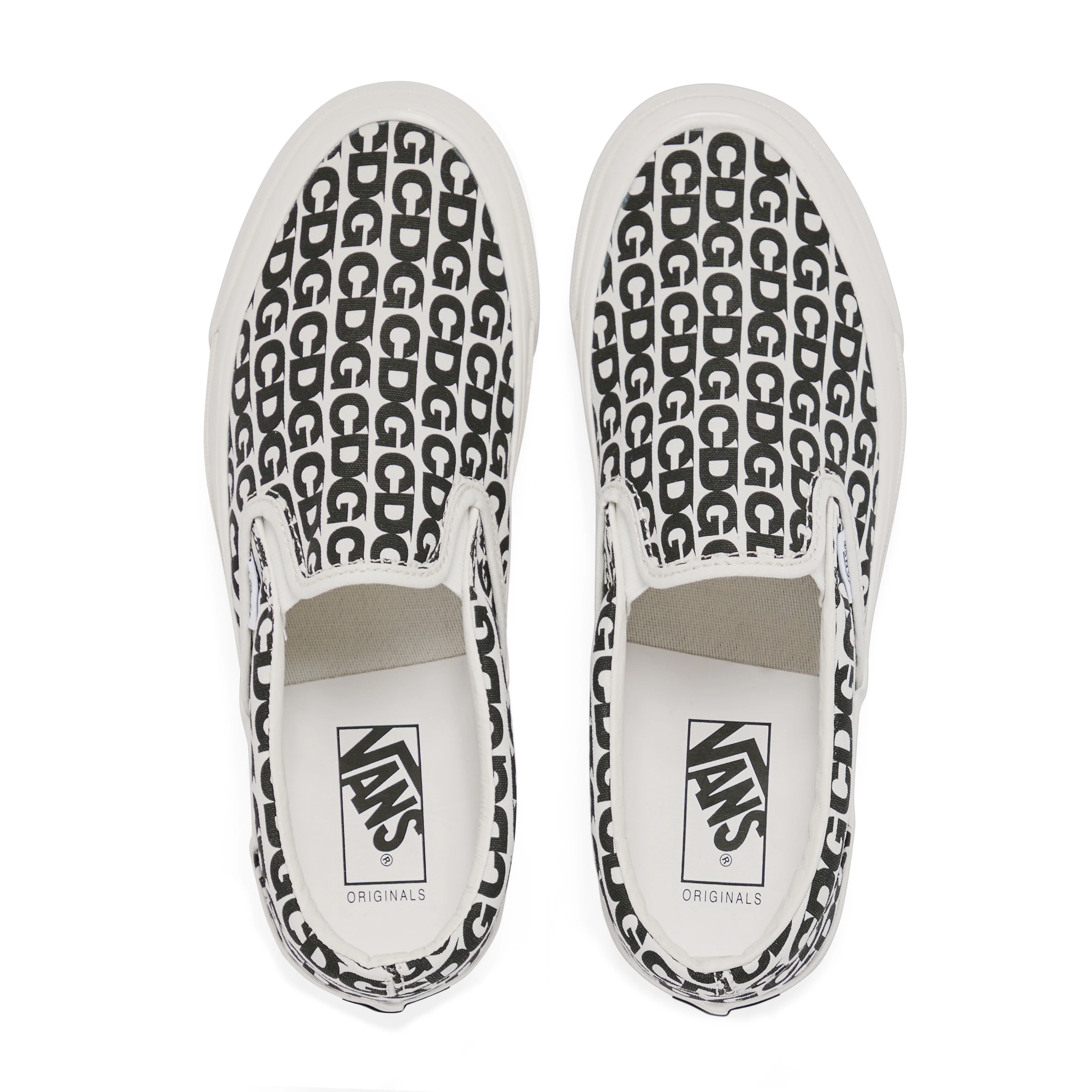 CDG - Vans Slip-On - (White) - Image 6