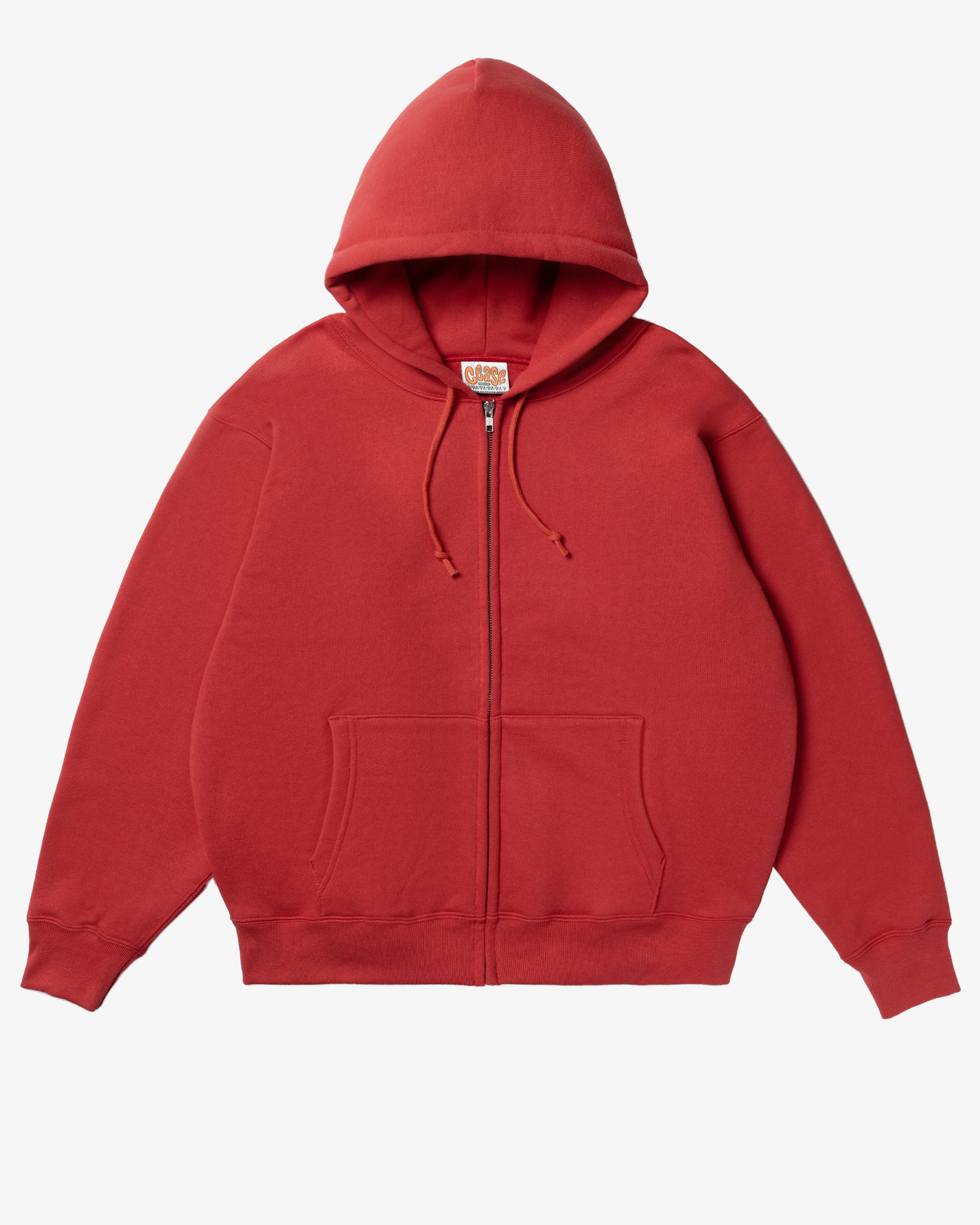 Cease - Men’s Standard Zip Hoodie - (Poppy Red)