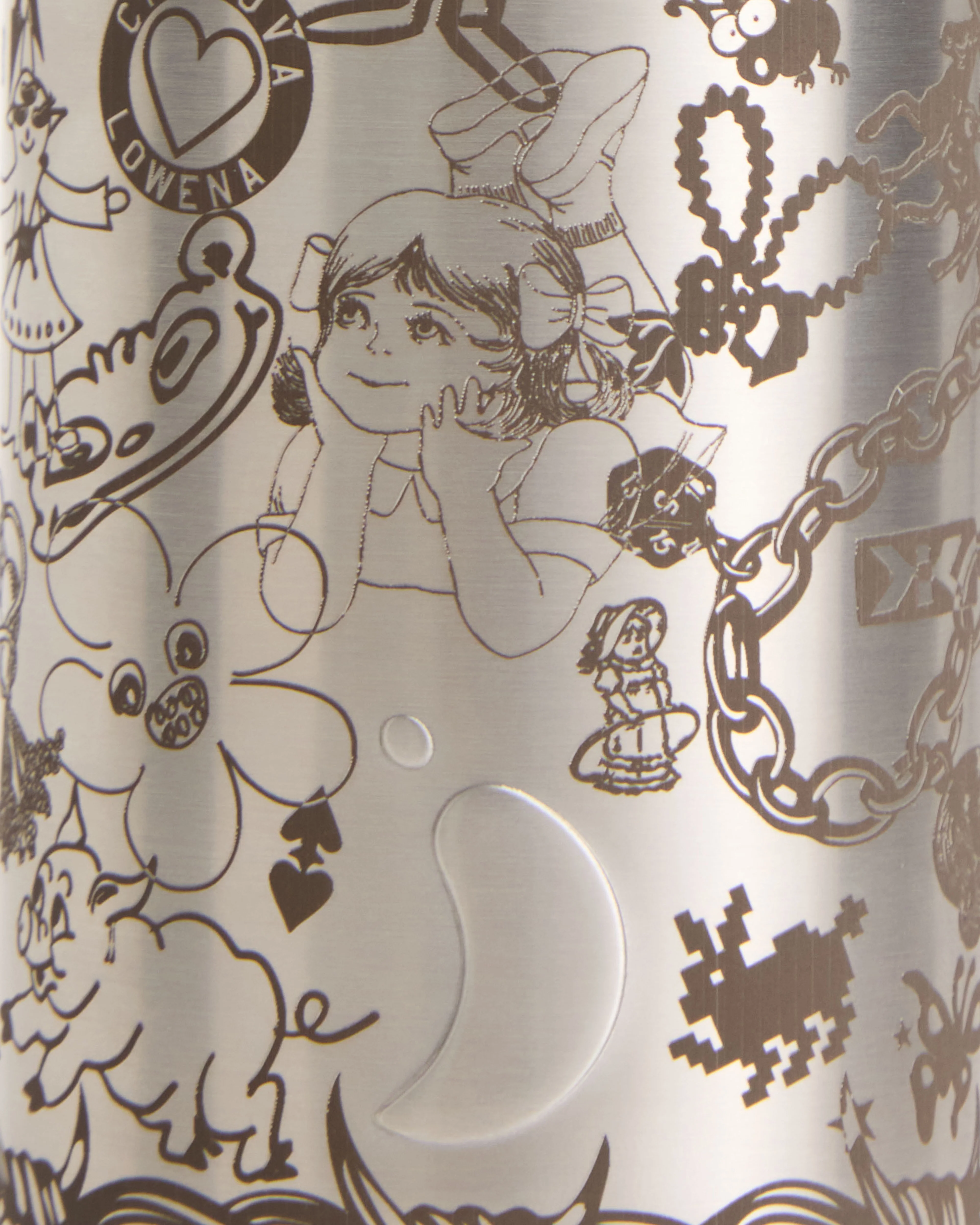 Chopova Lowena - Chilly's Etched Water Bottle - (Silver) - Image 2