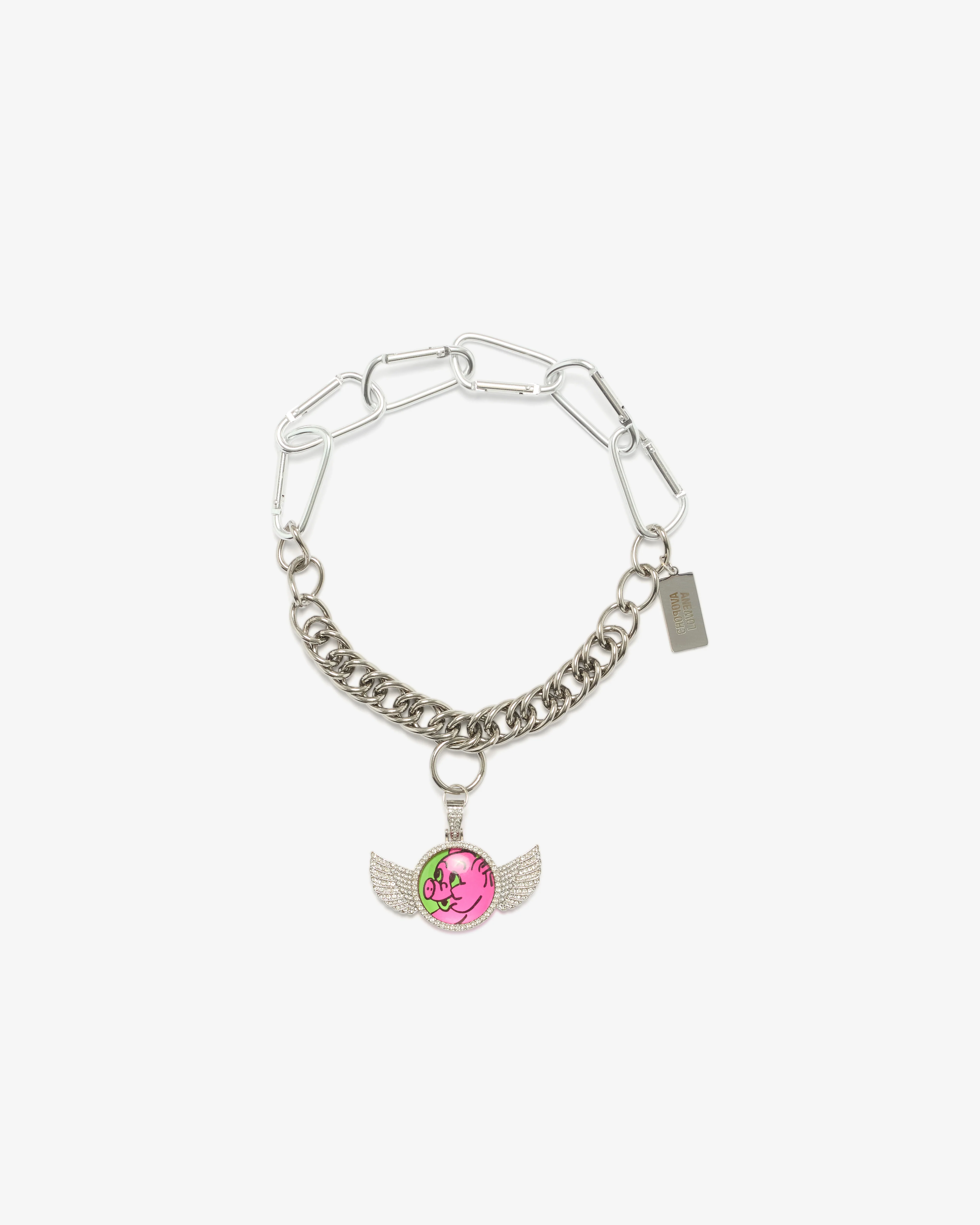 Chopova Lowena - Women's Hey Piggy Carabiner Necklace - (Multi)