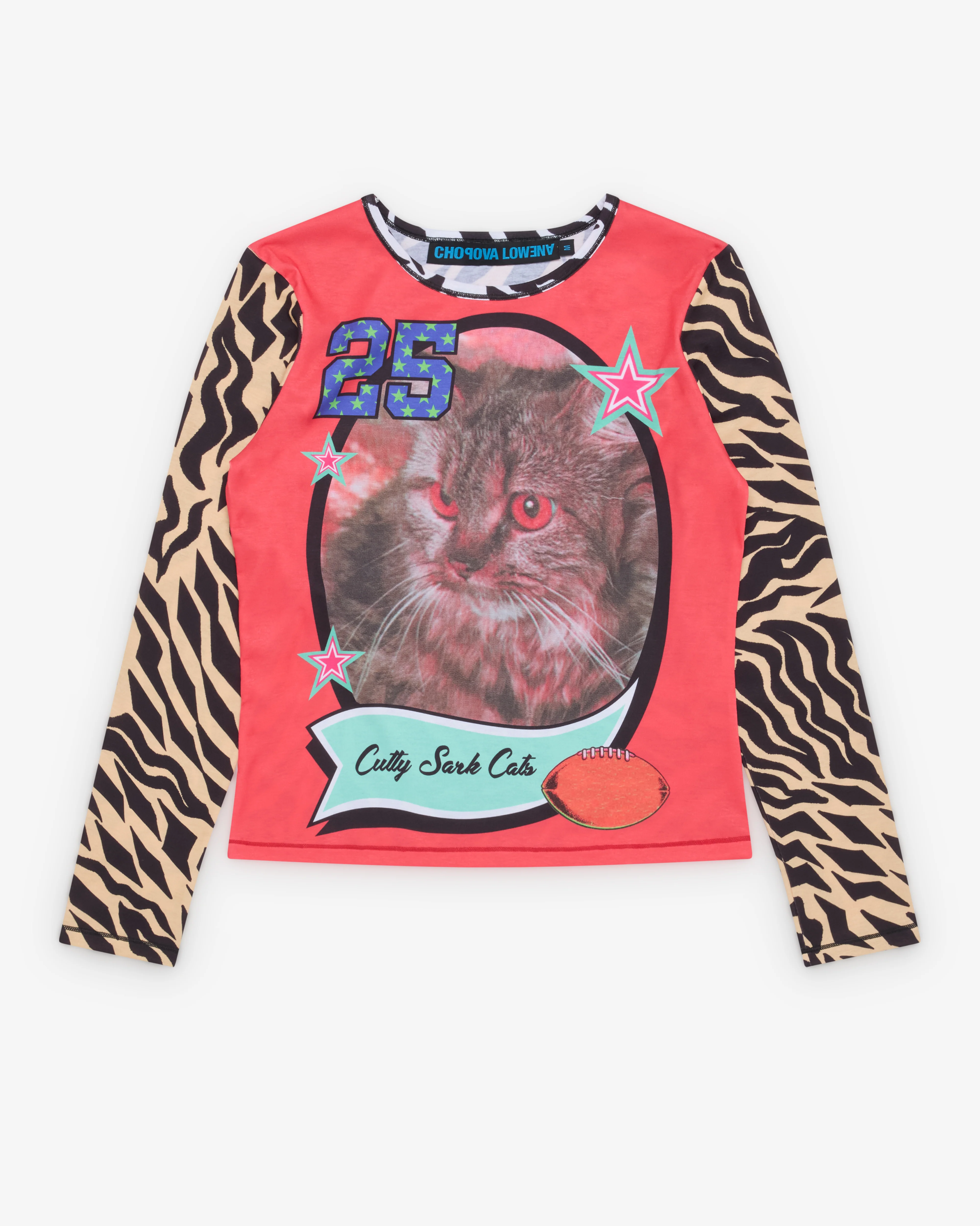 Chopova Lowena - Women's Cutty Sark Cats Fitted Top - (Multi)