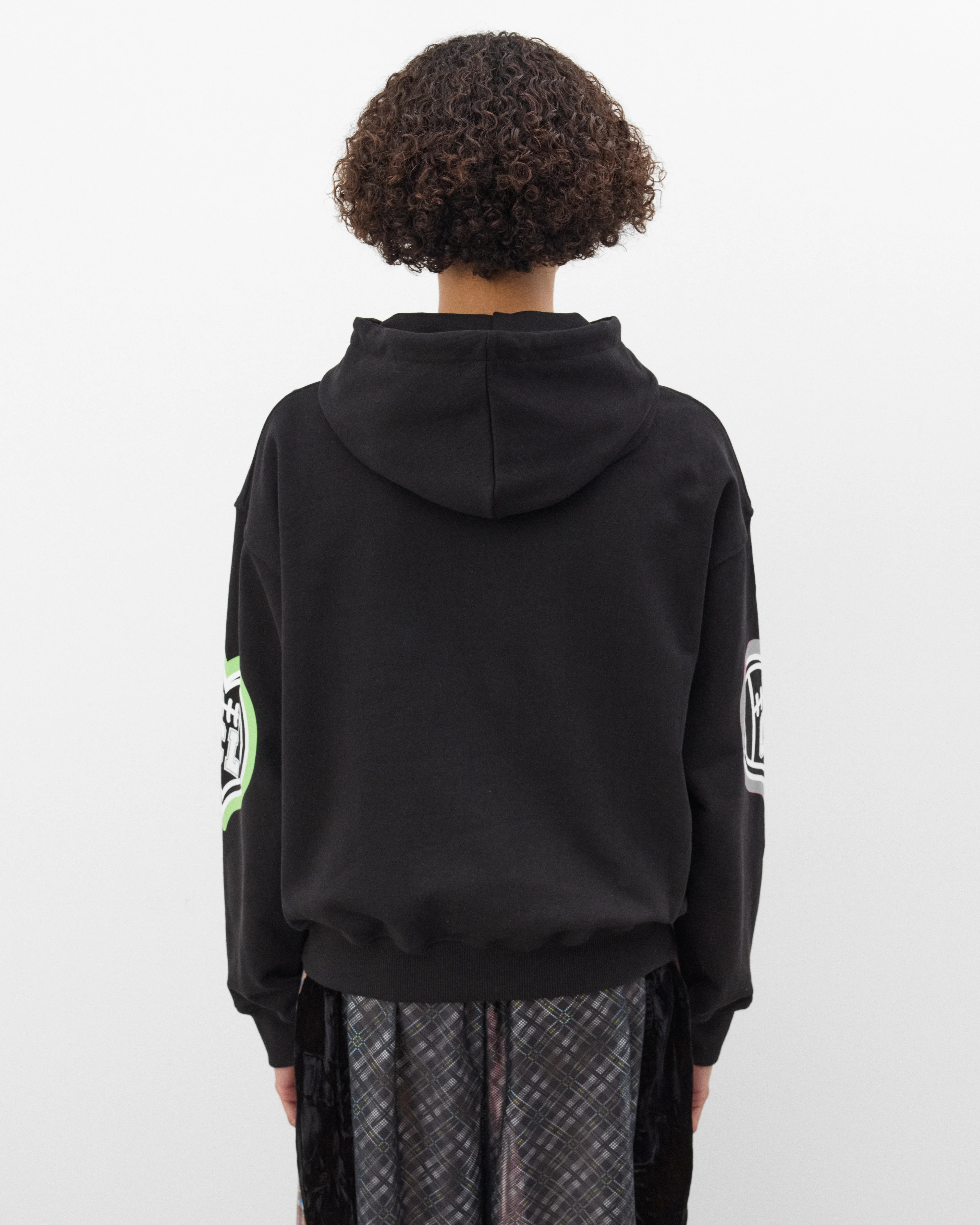 Chopova Lowena - Women's Cry Baby Hoodie - (Black/Multi) - Image 5