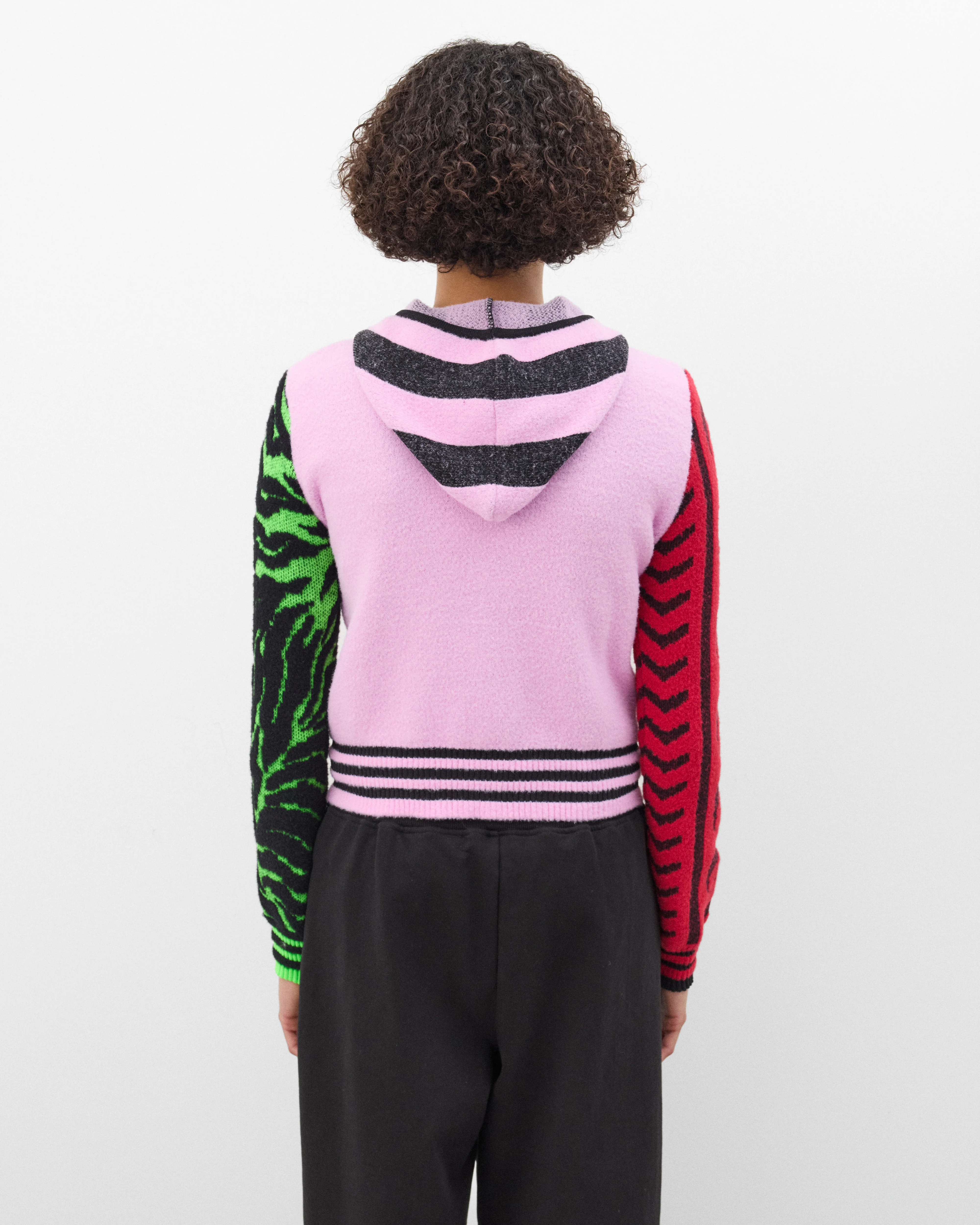 Chopova Lowena - Women's Zip Up Hooded Mascot Cardigan - (Multi) - Image 5