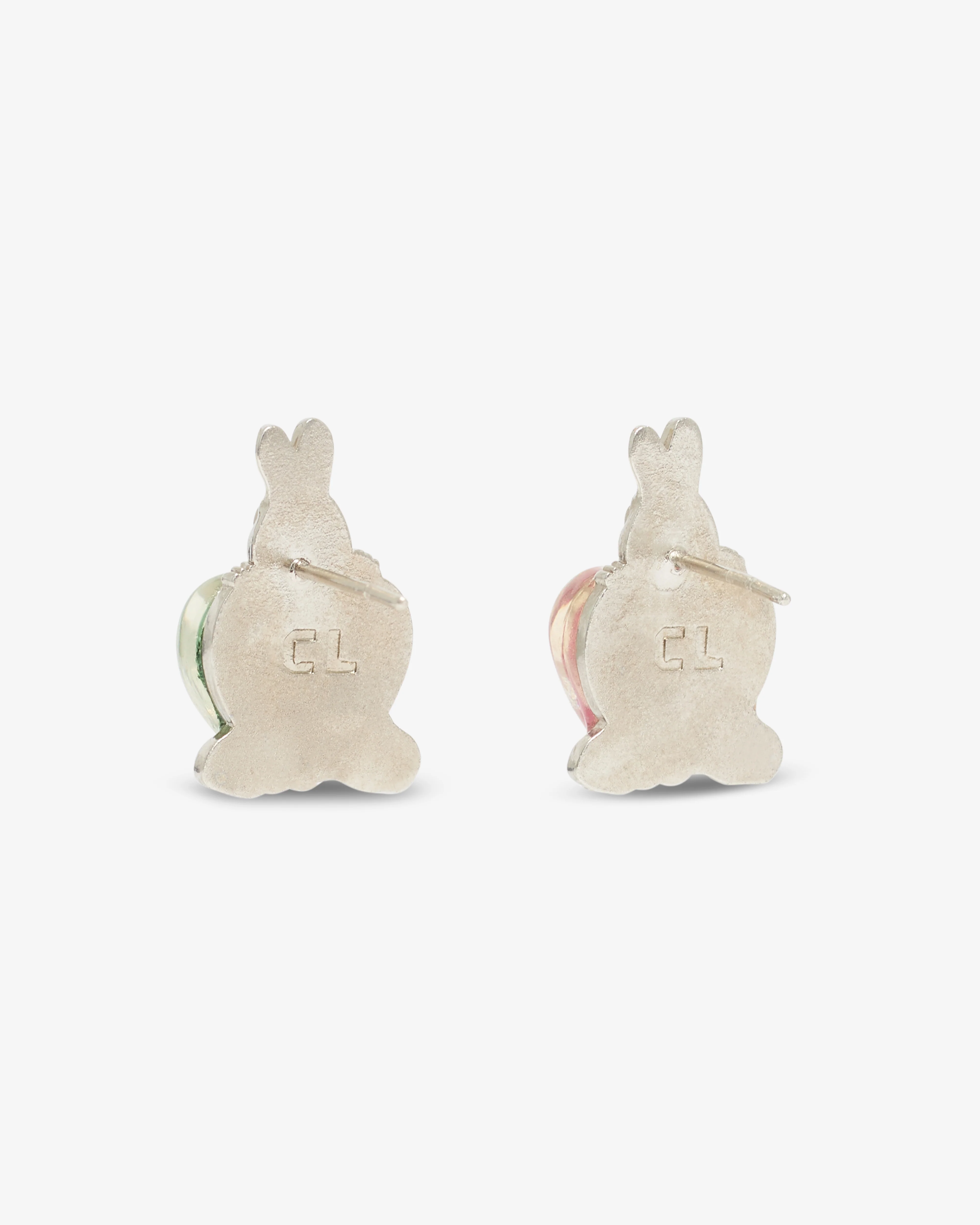 Chopova Lowena - Women’s Silver Belly Bunnies Earrings - (Multi) - Image 2