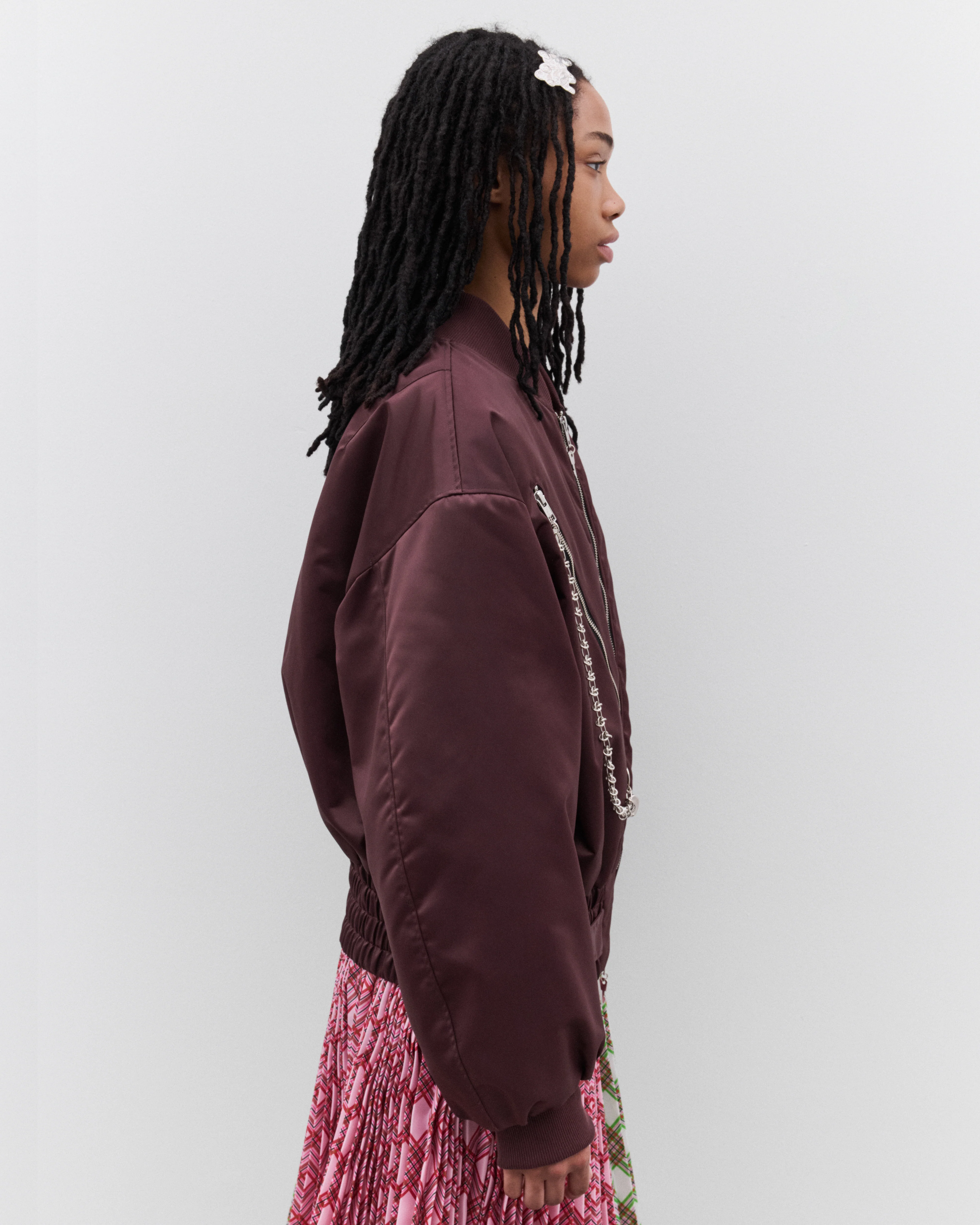 Chopova Lowena - Women’s Helter Bomber Jacket - (Brown) - Image 4