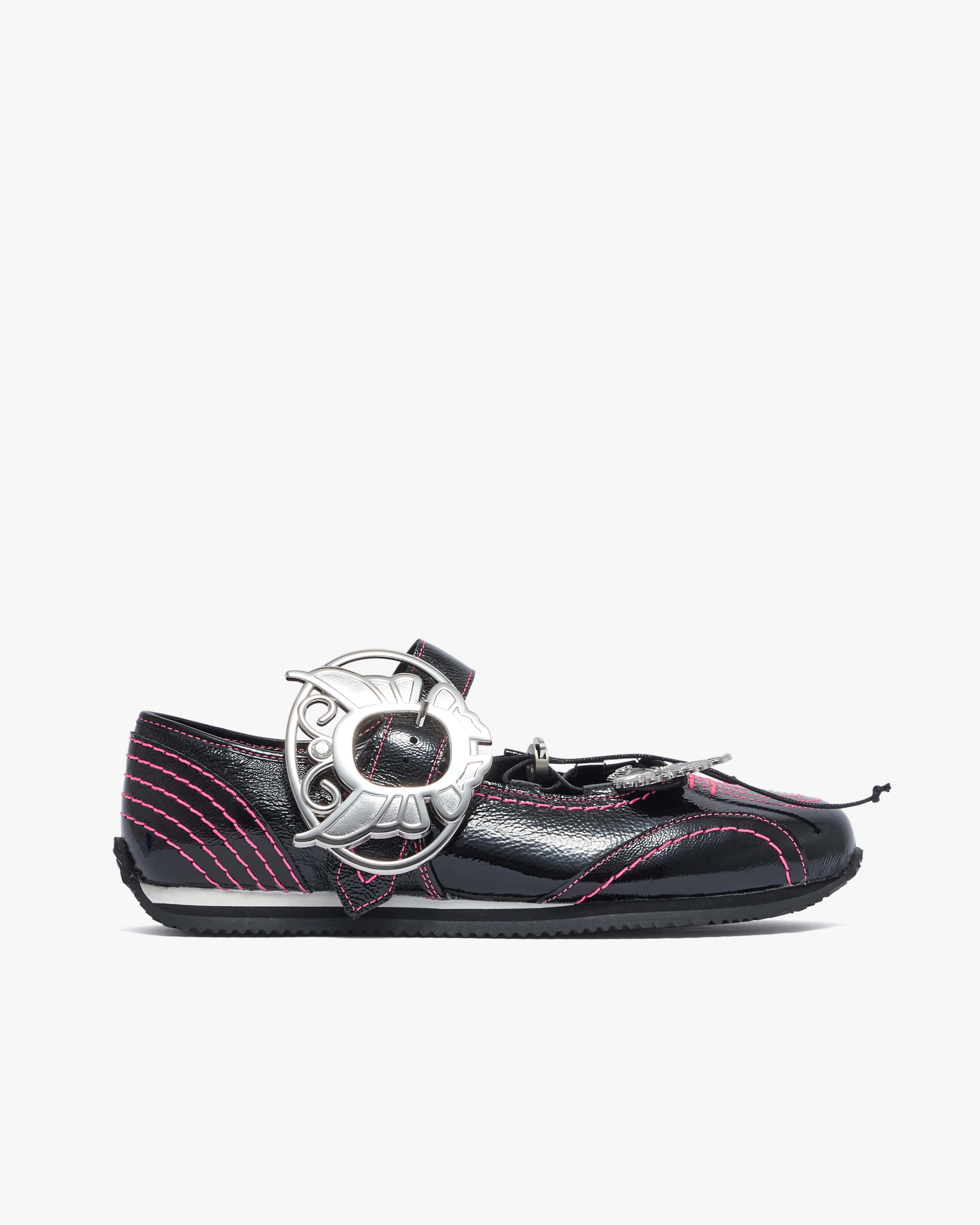 Chopova Lowena - Women's Butterfly Marta Mary Jane Loafers - (Black)