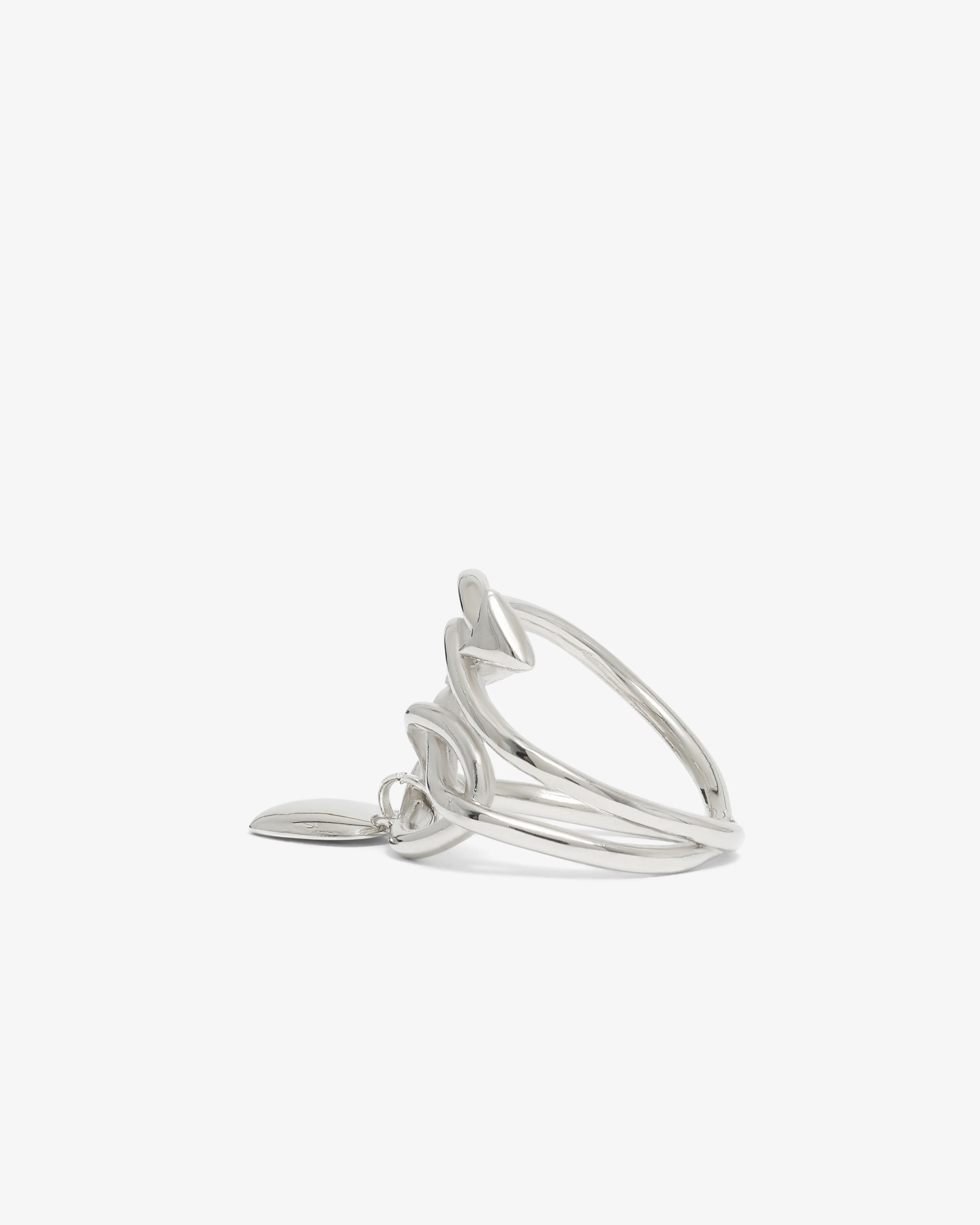 Chopova Lowena - Women's Entwined Heart Ring - (Multi) - Image 2