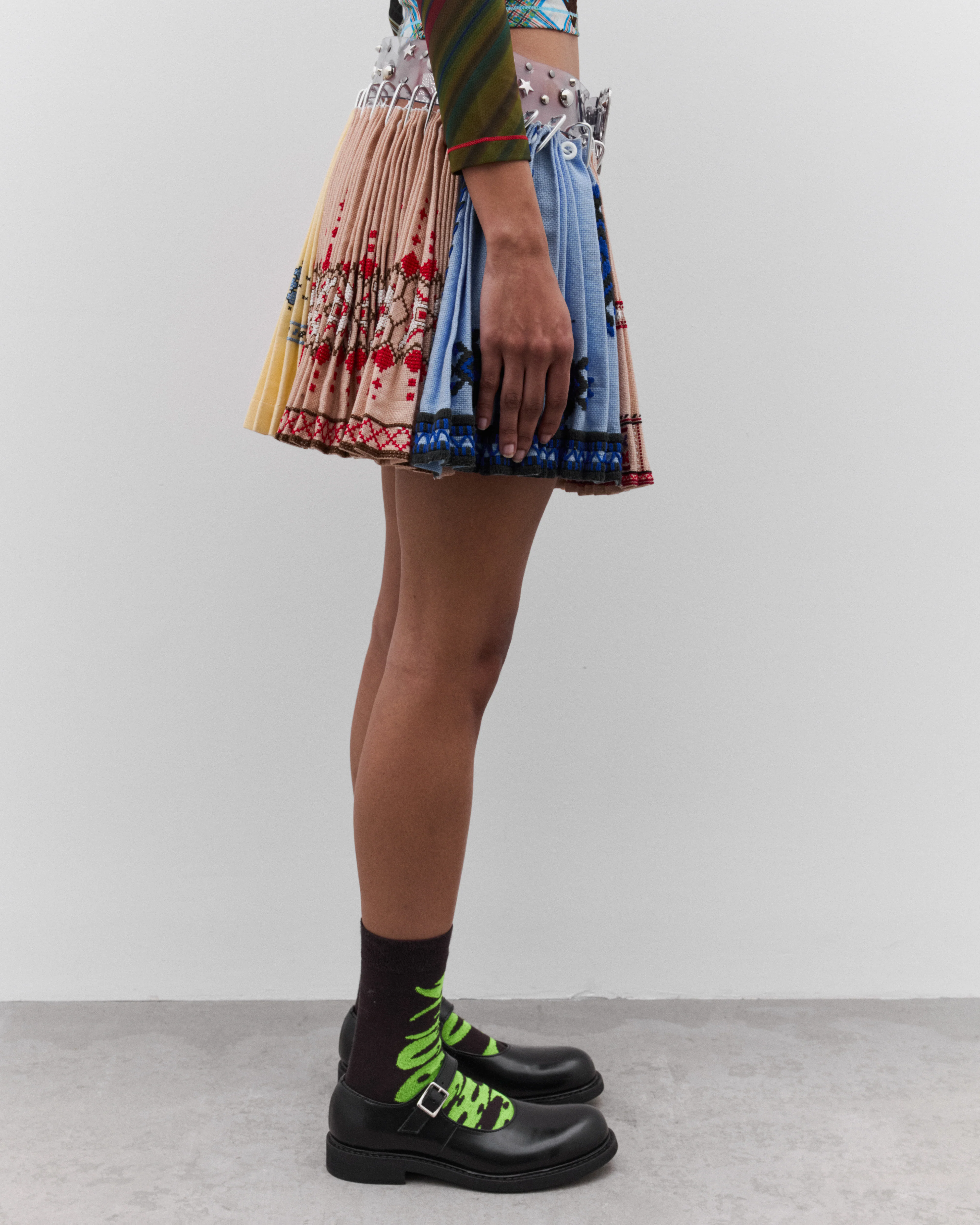 Chopova Lowena - Women’s Kare Mini Carabiner Skirt - (Multi) - Image 4