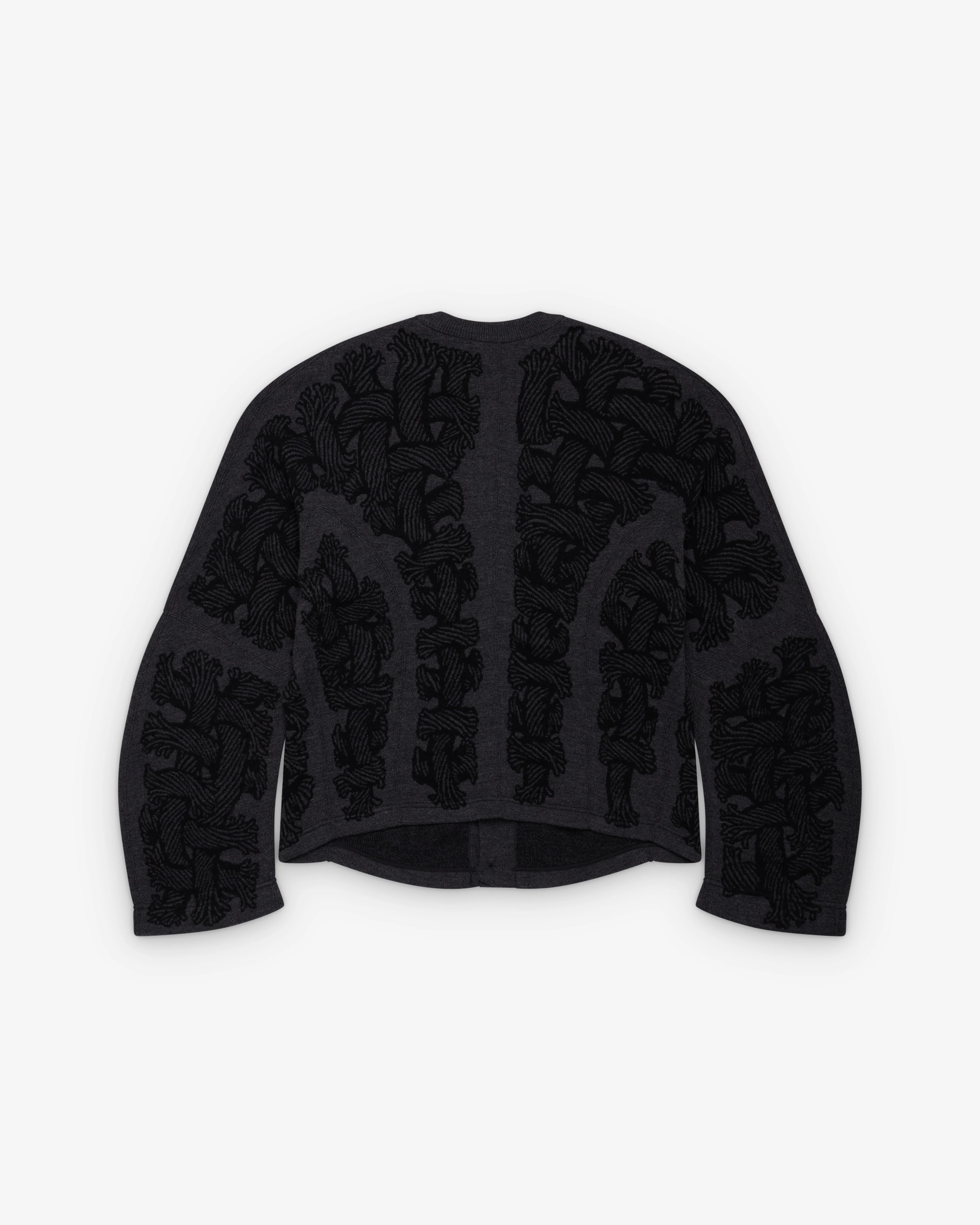 Christopher Nemeth - Men's Cardigan 203K - (Dark Grey) - Image 2