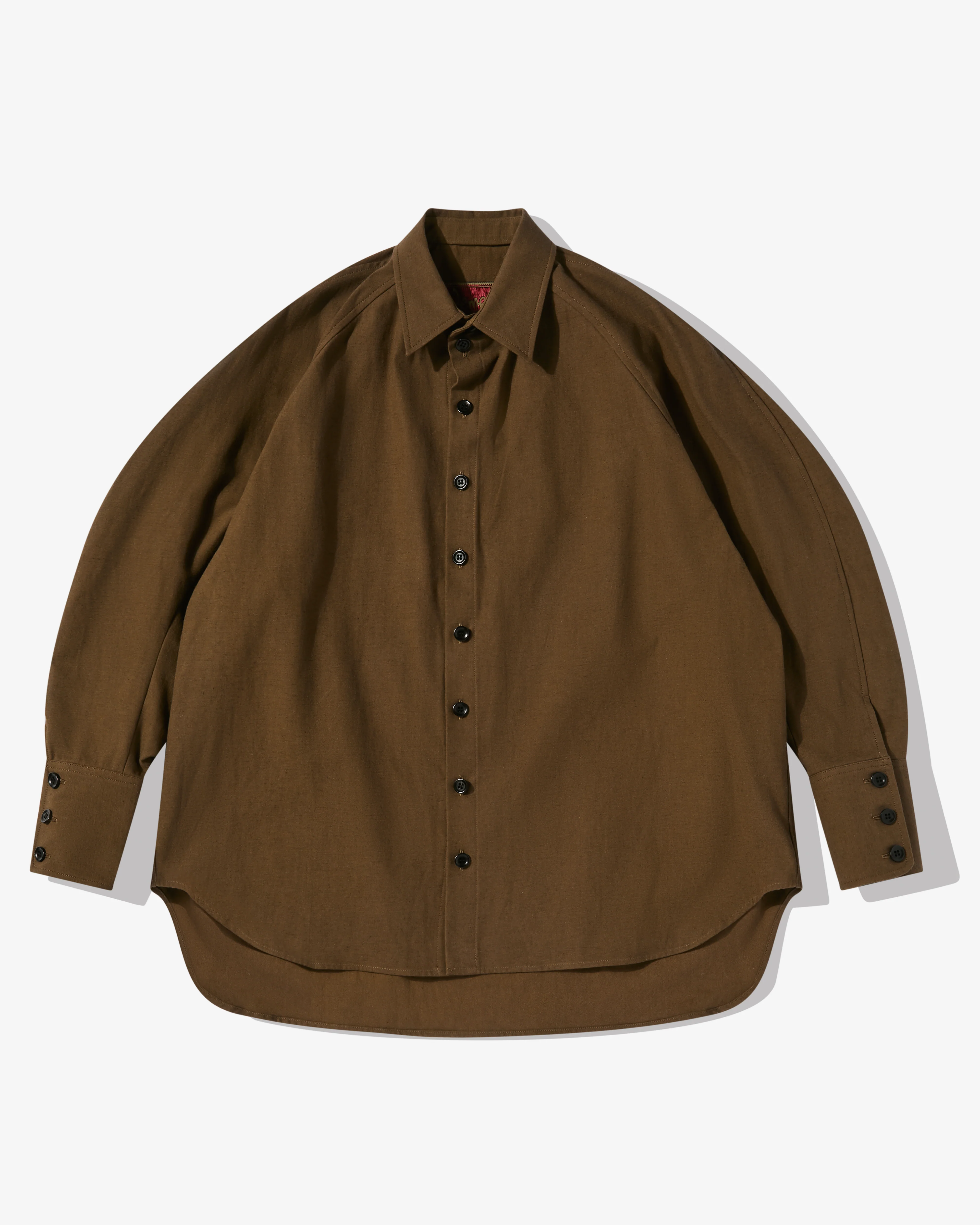 Christopher Nemeth - Men’s Raglan Sleeve Shirt - (Khaki)