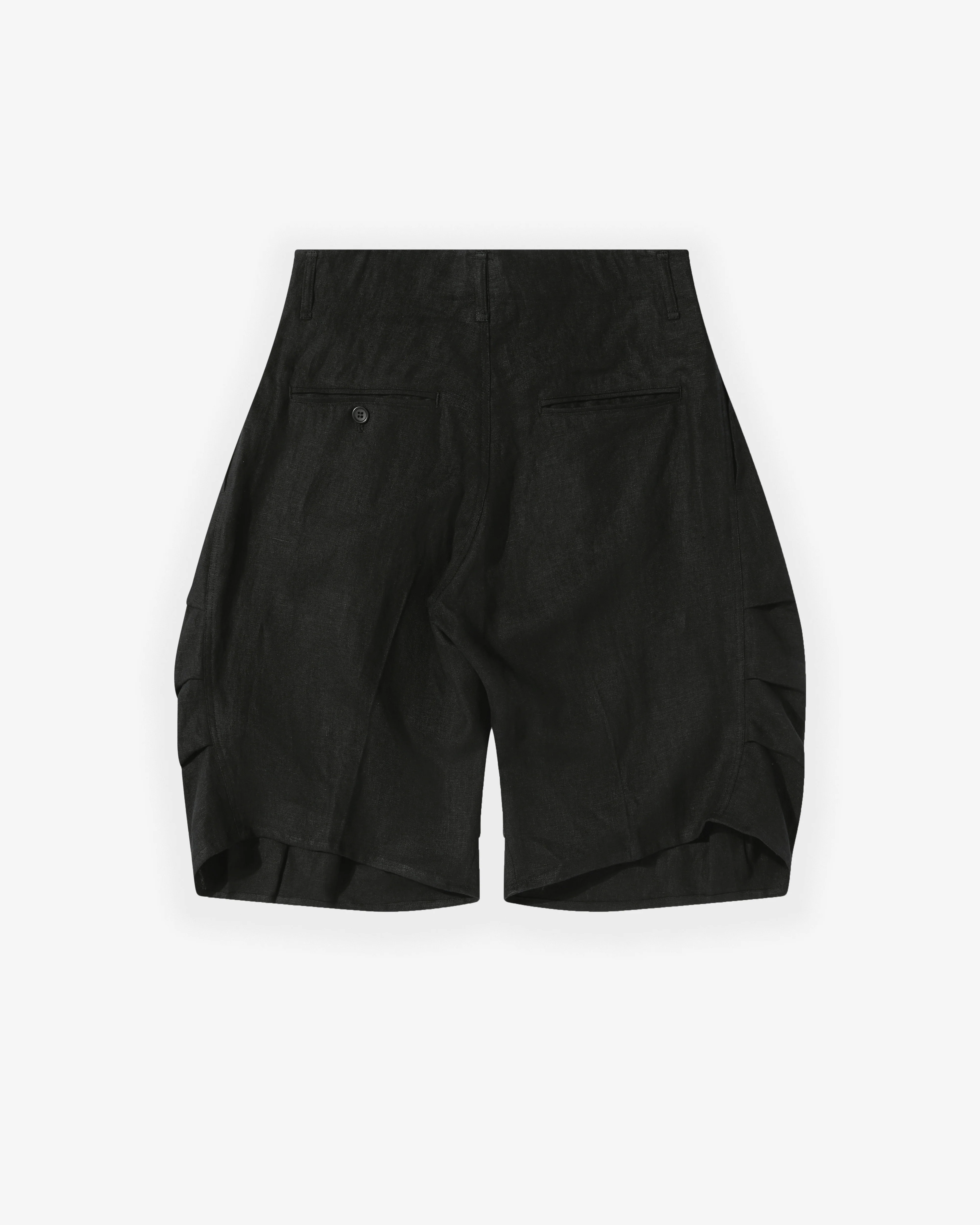 Christopher Nemeth - Men’s Pleated Shorts - (Black) - Image 2