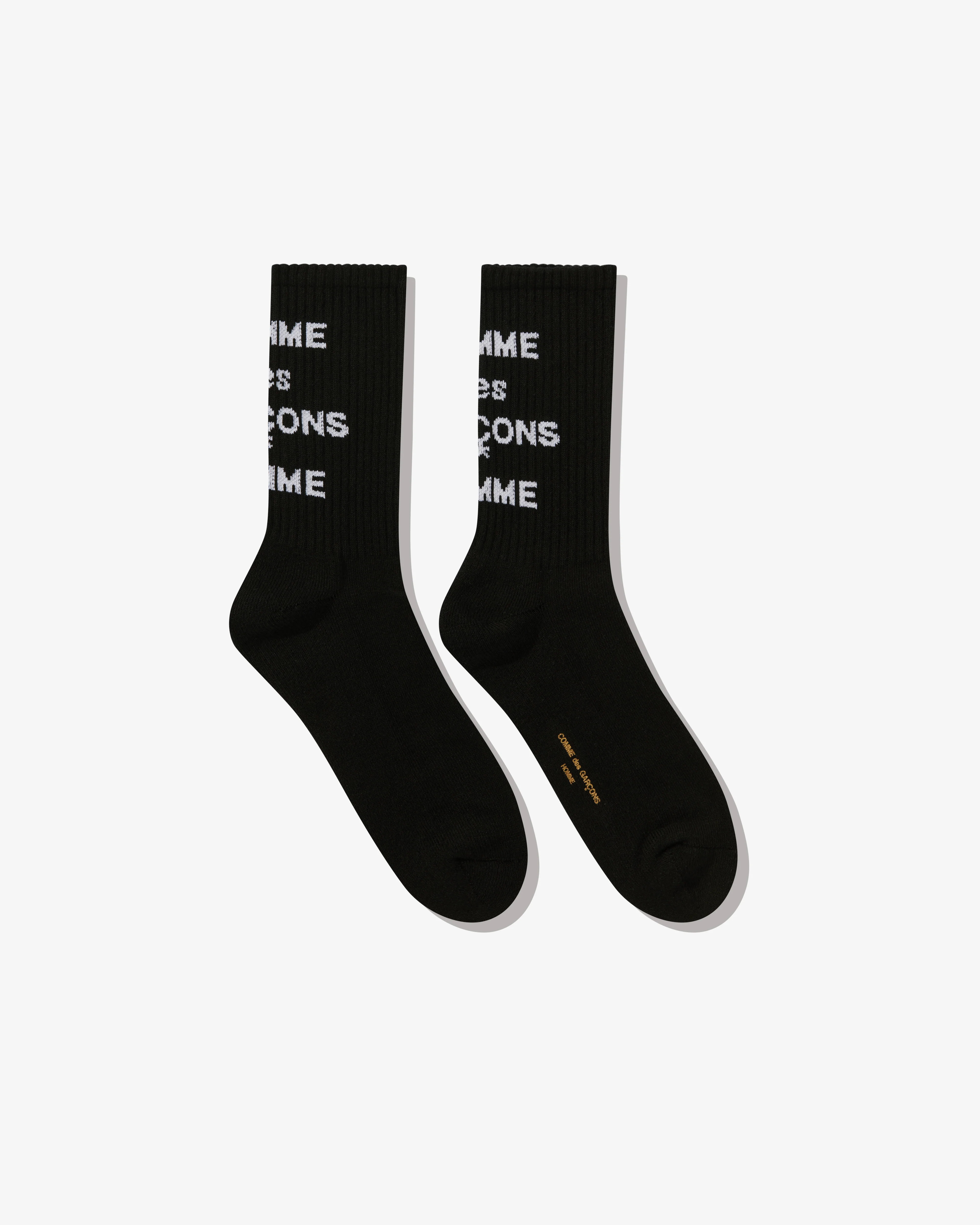 Comme des Garçons Homme - Logo Socks - (Black)