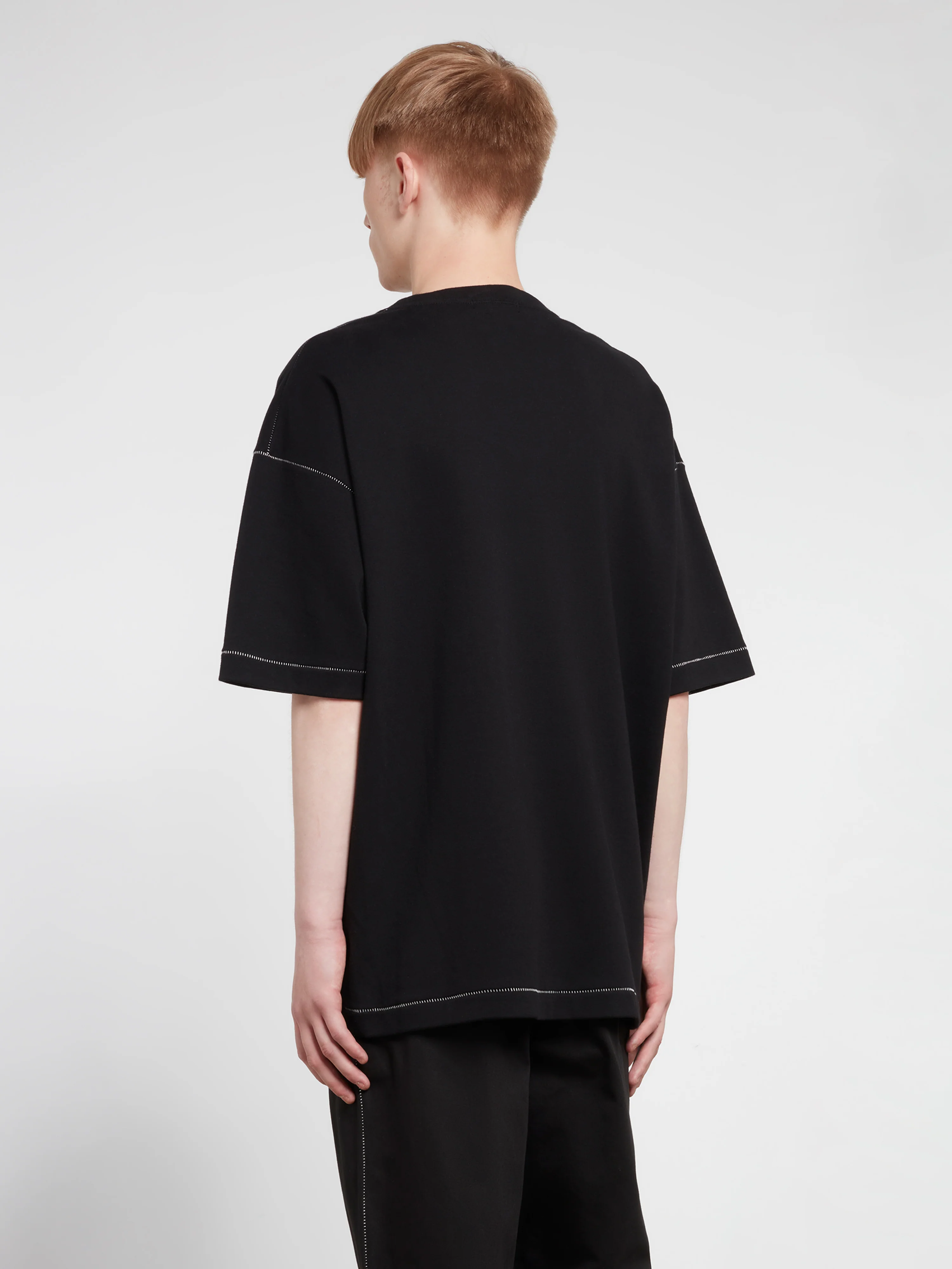CDG Homme - Stitch T-Shirt - (Black) - Image 4