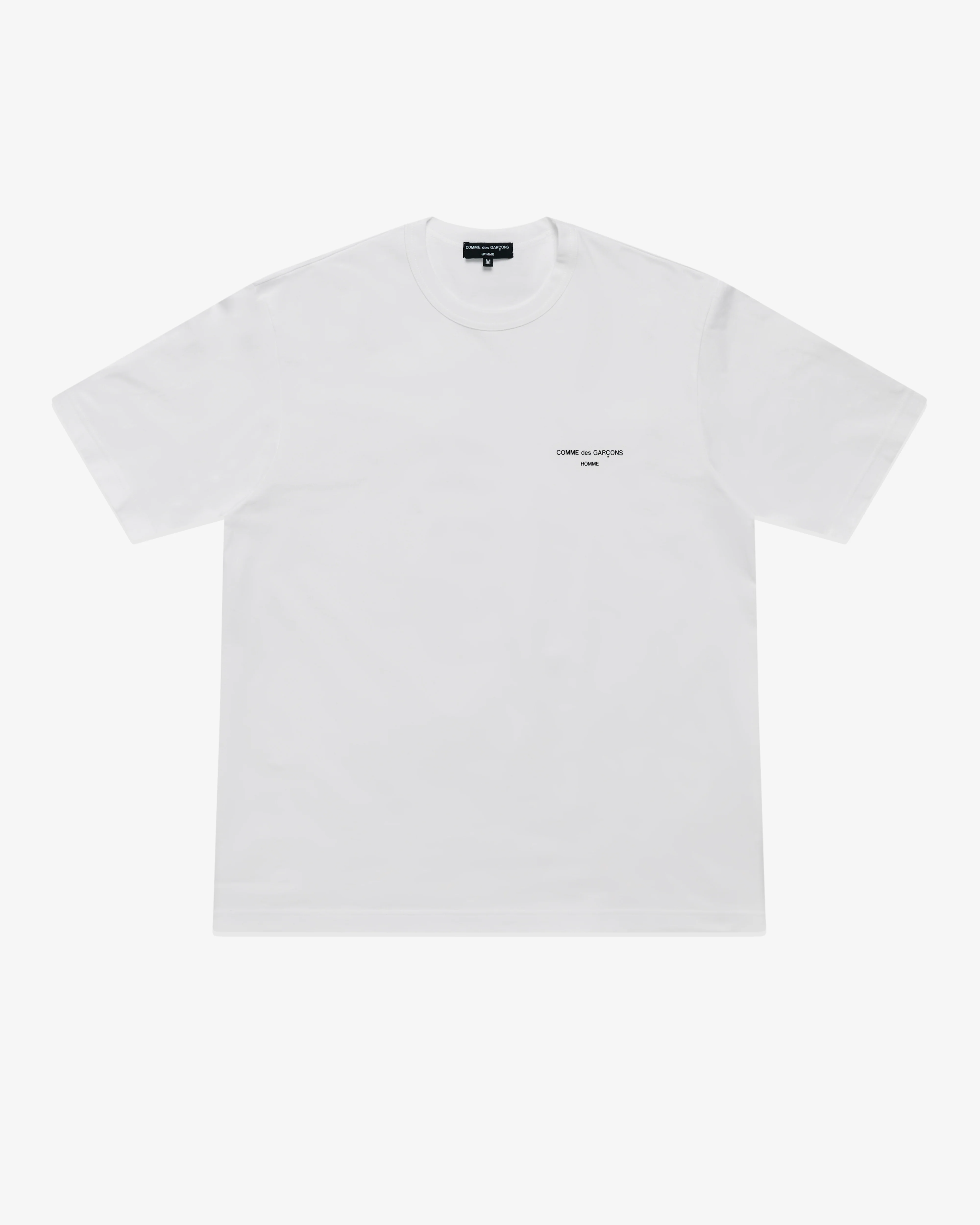 Comme des Garçons Homme - Men's Logo T-Shirt - (White)