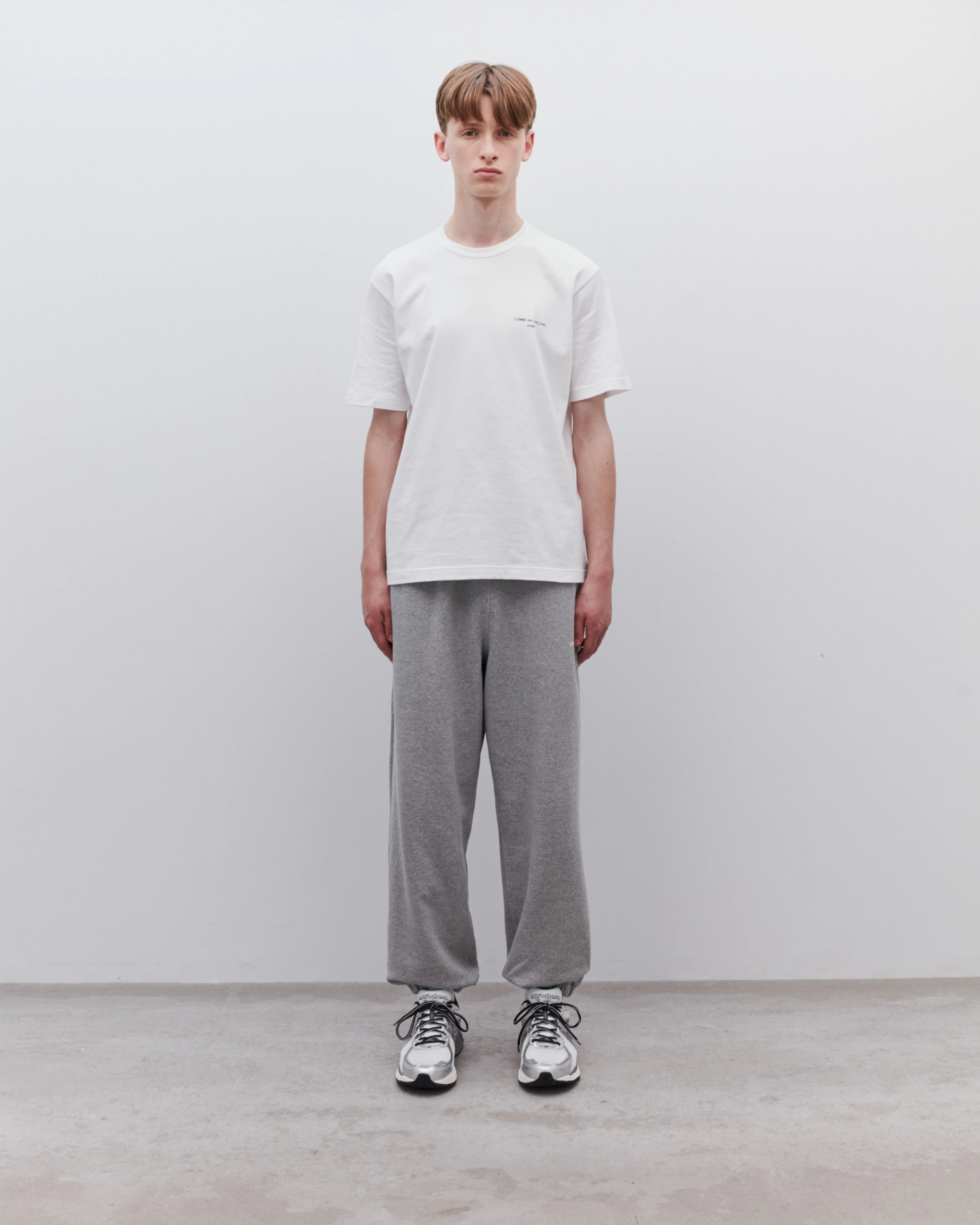 Comme des Garçons Homme - Men's Logo T-Shirt - (White) - Image 5