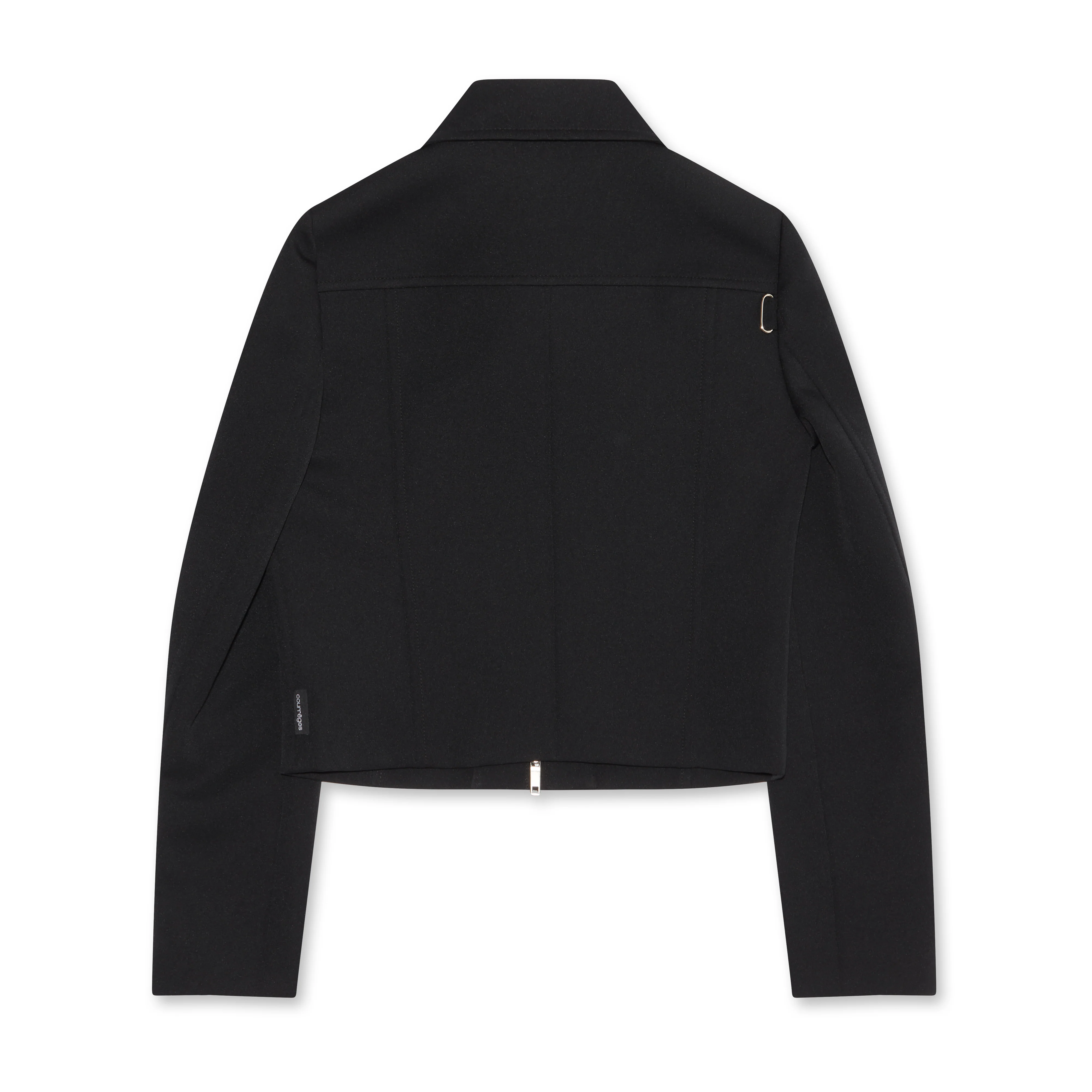 Courreges - Women’s Twill Strap Jacket - (Black) - Image 2
