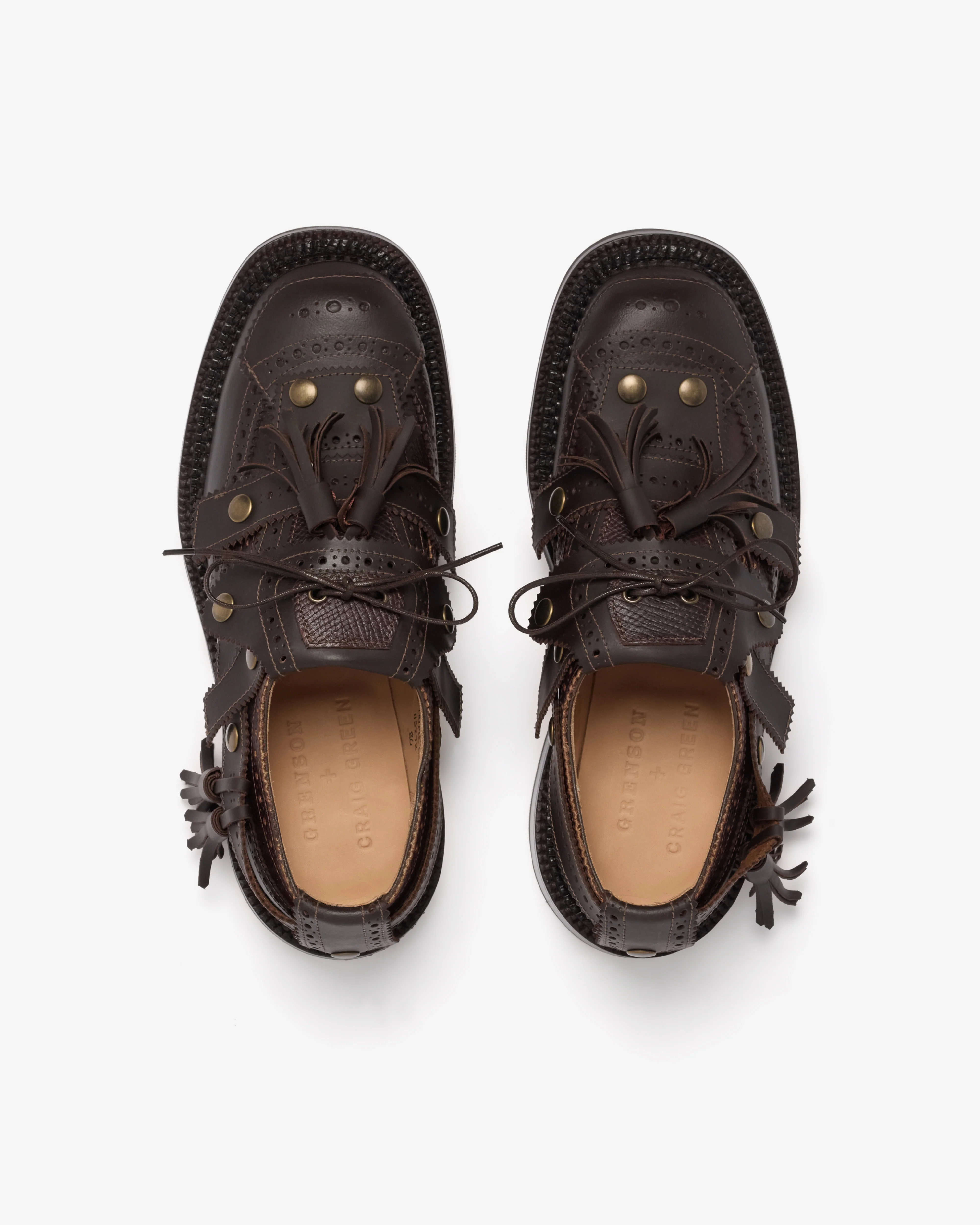 Grenson - Men's Craig Green Tw - (Brown Rubber) - Image 5