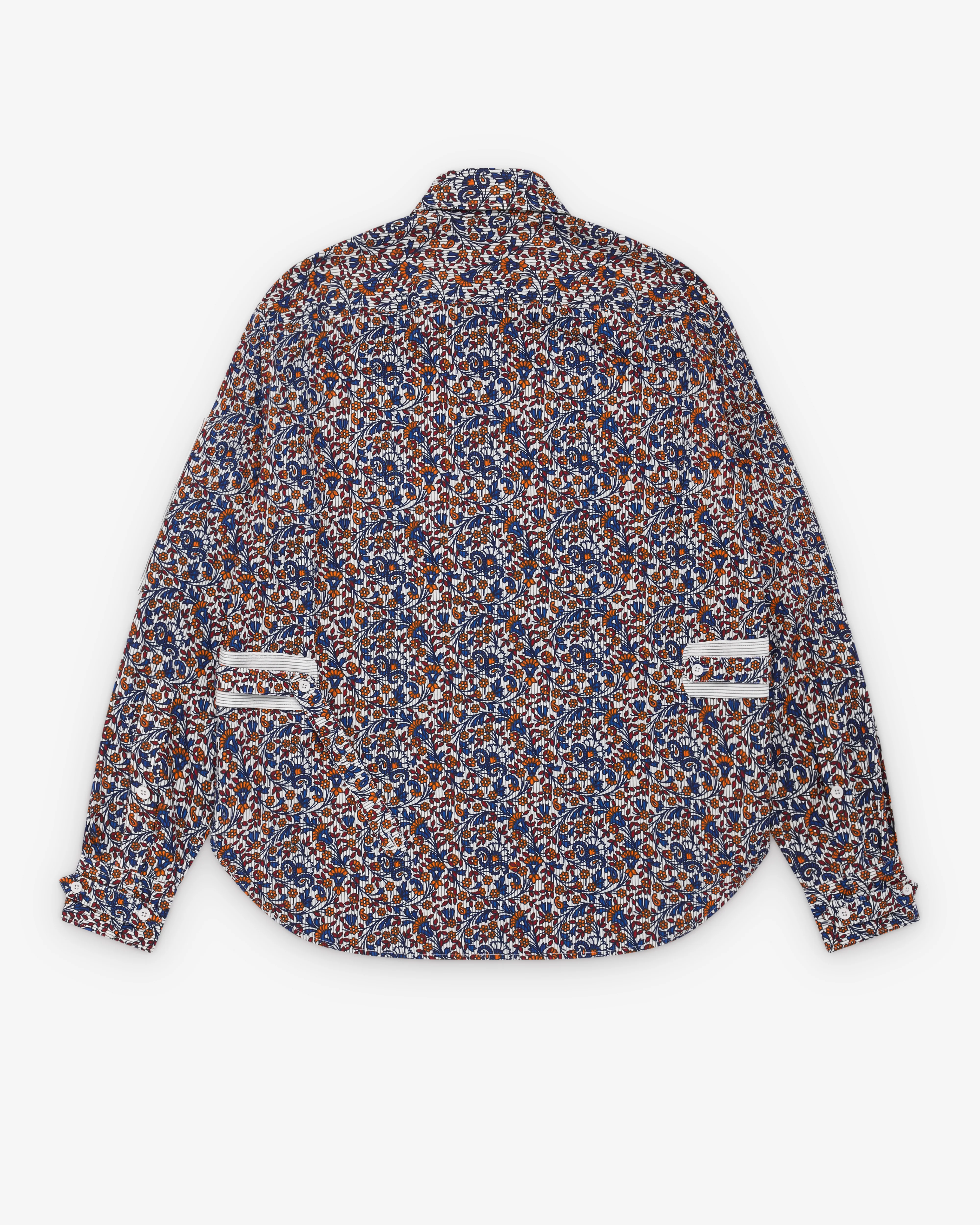 Craig Green - Men's Multi Tab Shirt - (Blue/Floral) - Image 2