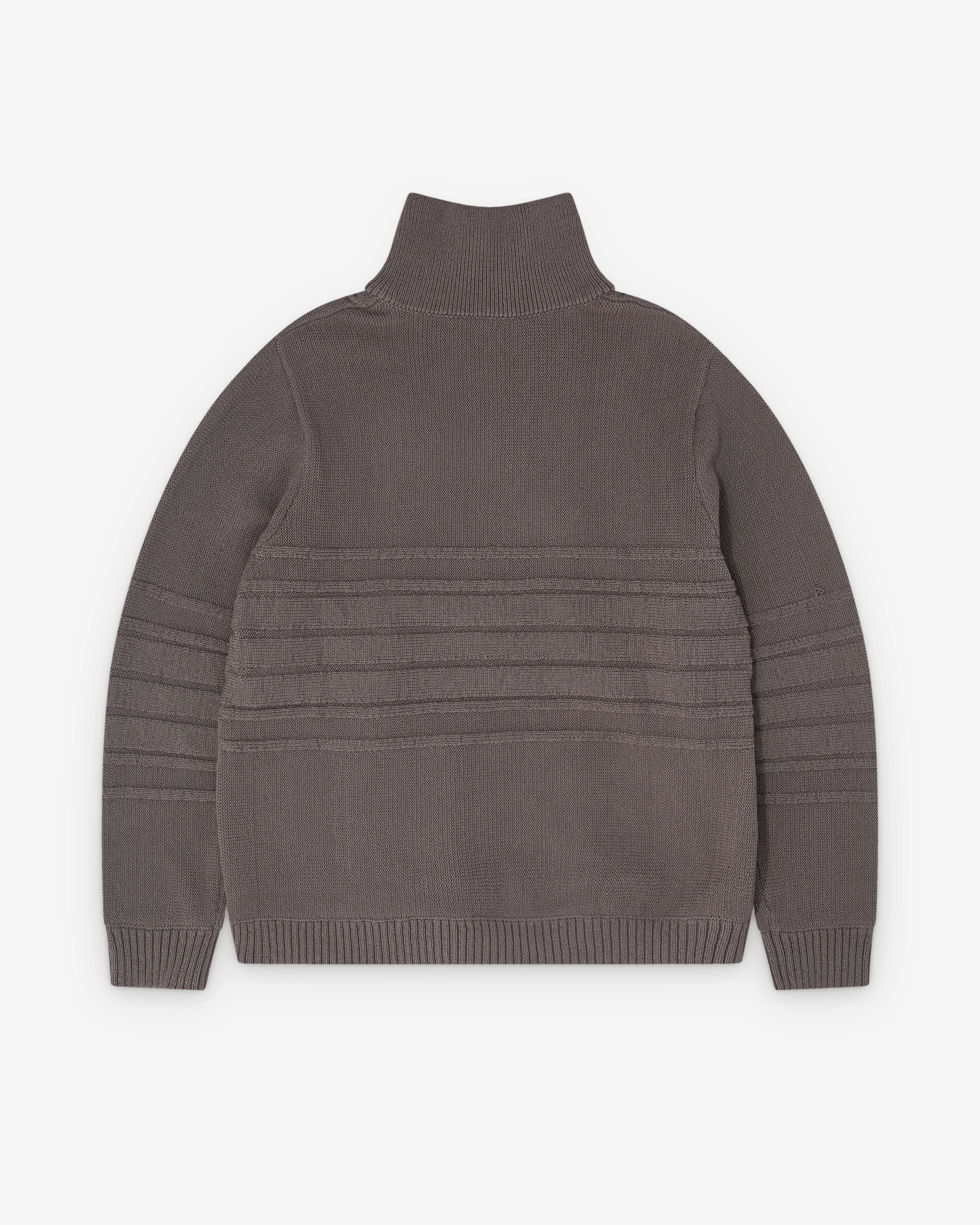 Craig Green - Men’s Tape Knit Polo - (Grey) - Image 2