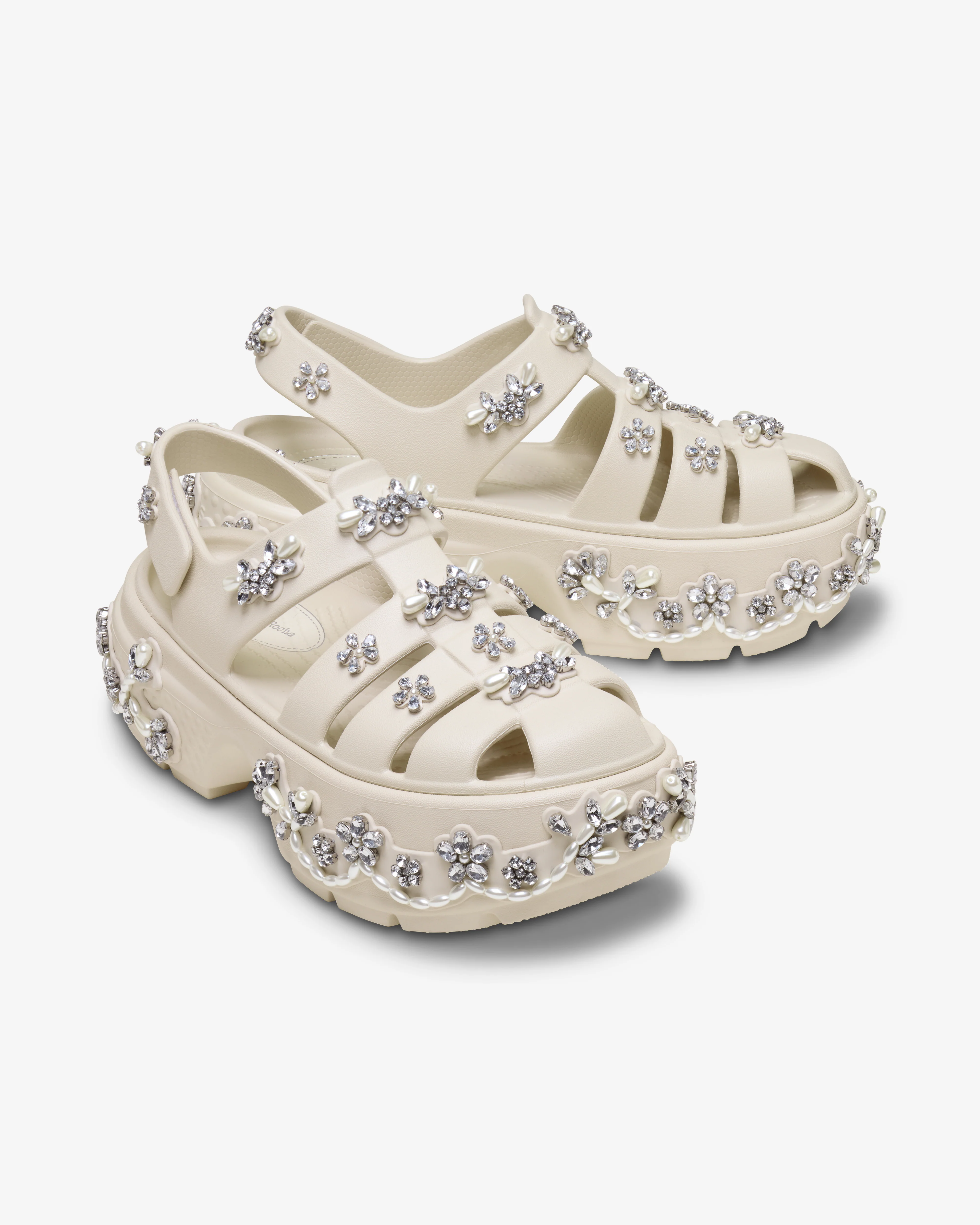 Crocs - Women’s Simone Rocha Fisherman Stomp - (Stucco) - Image 3
