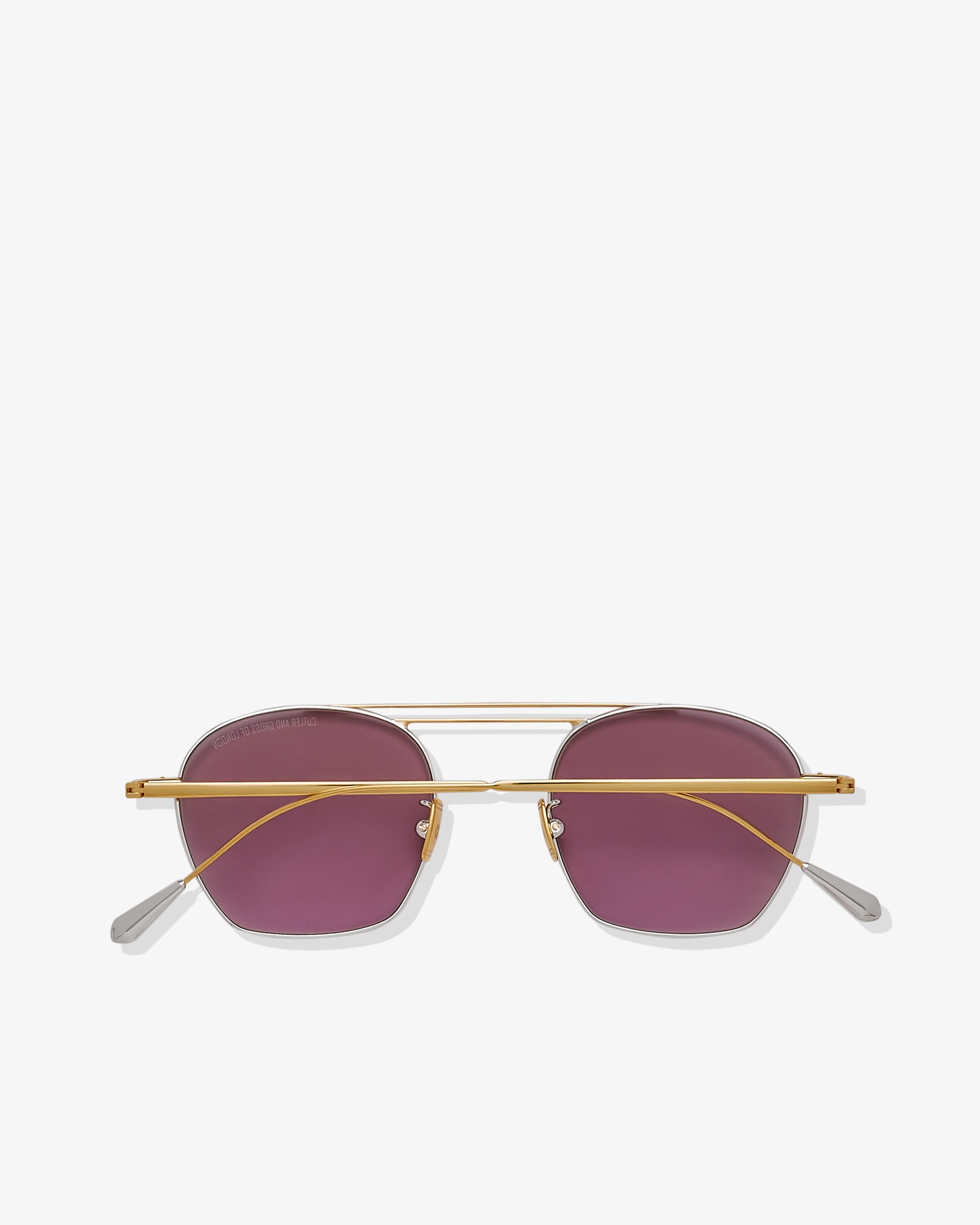 Cutler & Gross - Aviator Sunglasses - (Gold) - Image 2