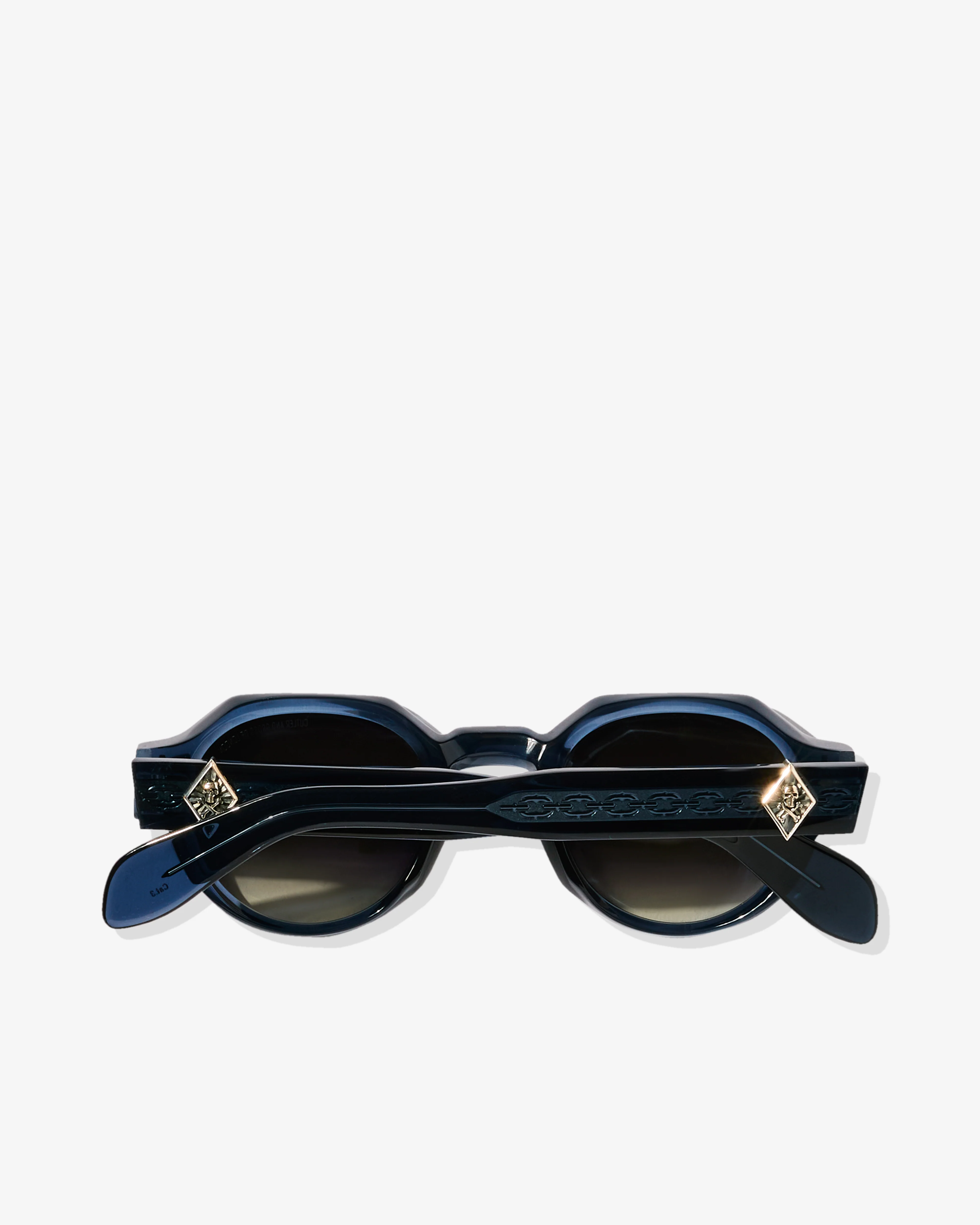 Cutler & Gross - The Great Frog Lucky Diamond I Round Sunglasses - (Blue) - Image 2