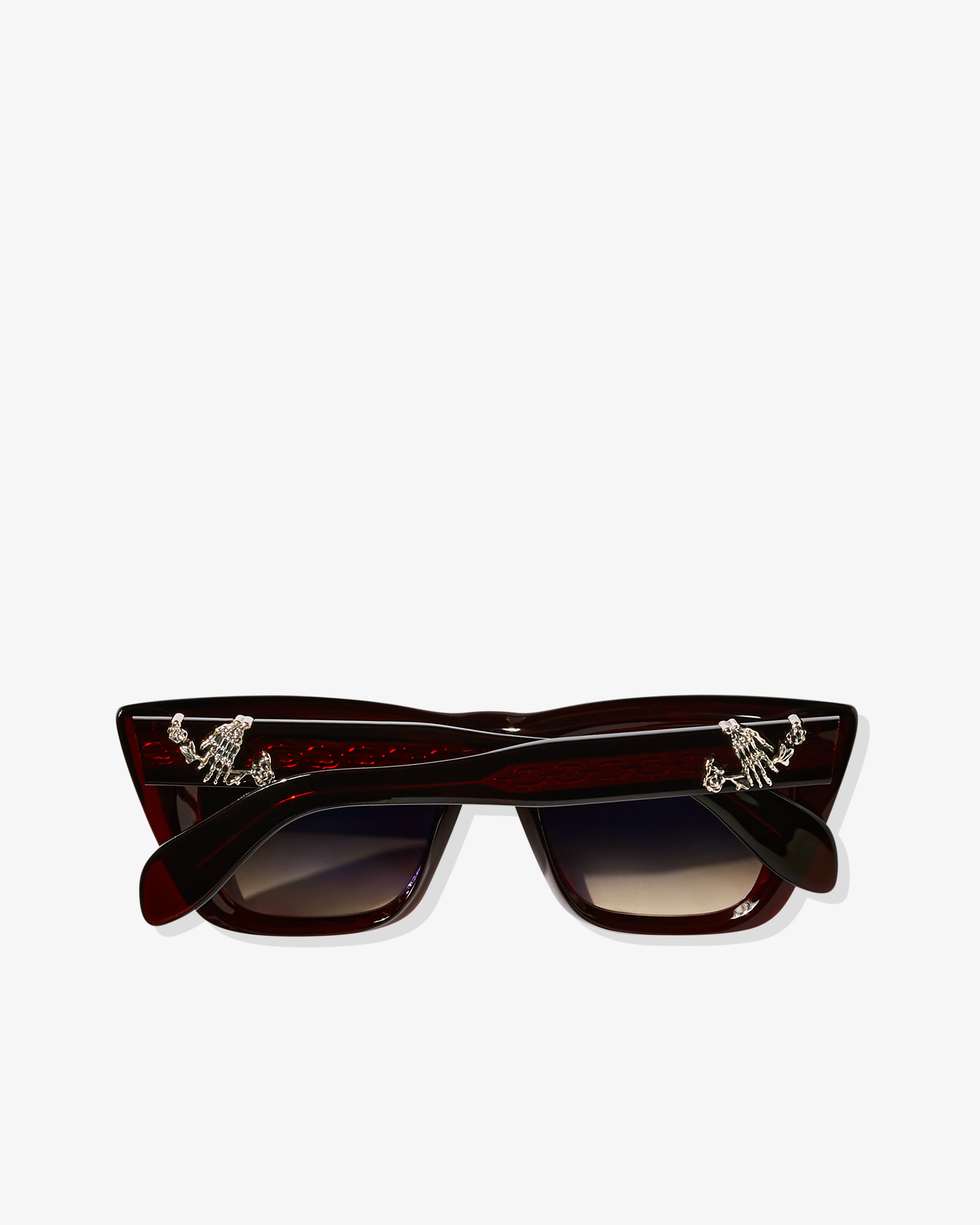 Cutler & Gross - The Great Frog Love And Death Cat Eye Sunglasses - (Red) - Image 2