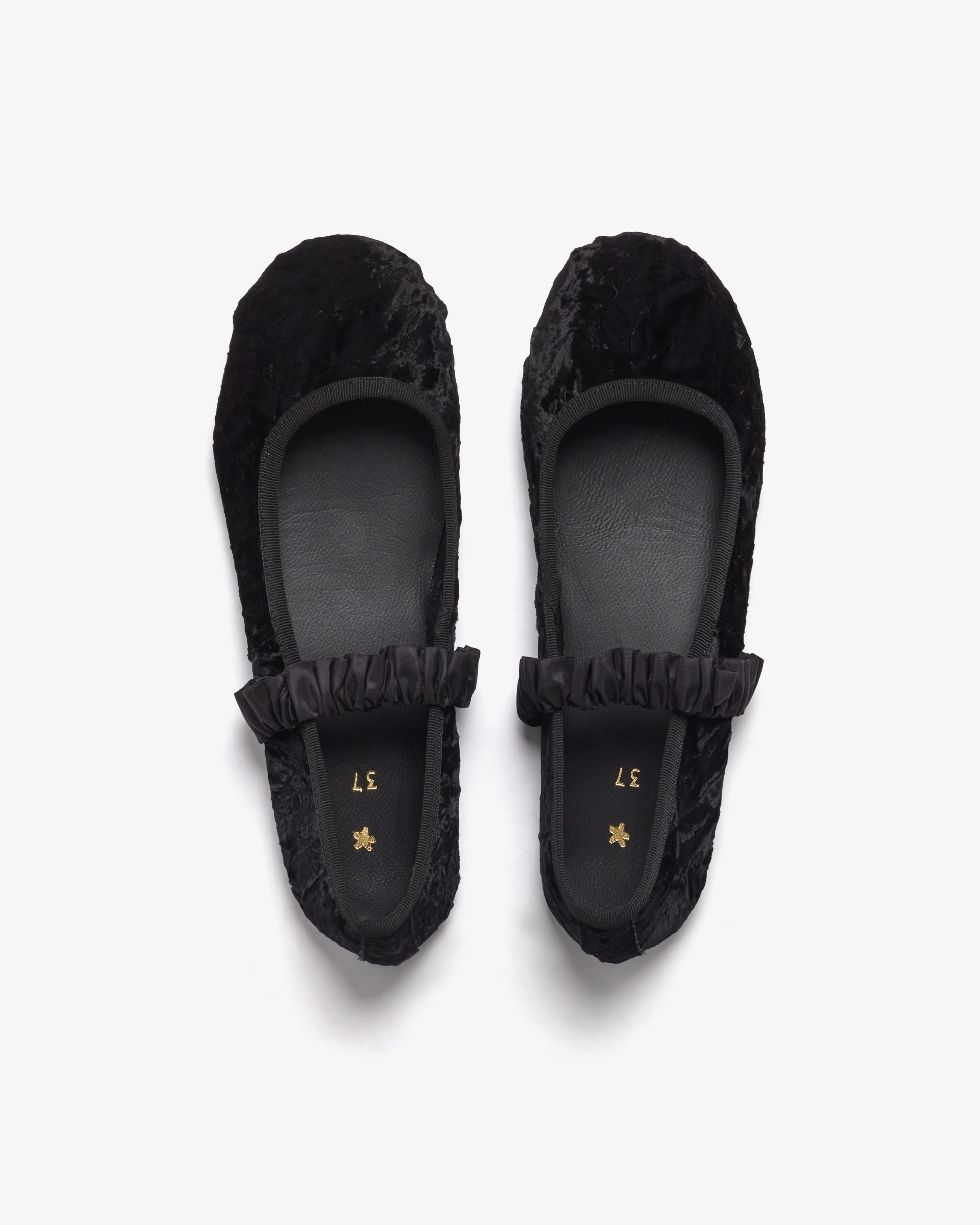Daniela Gregis - Women's Ballerina Flat - (Black) - Image 5