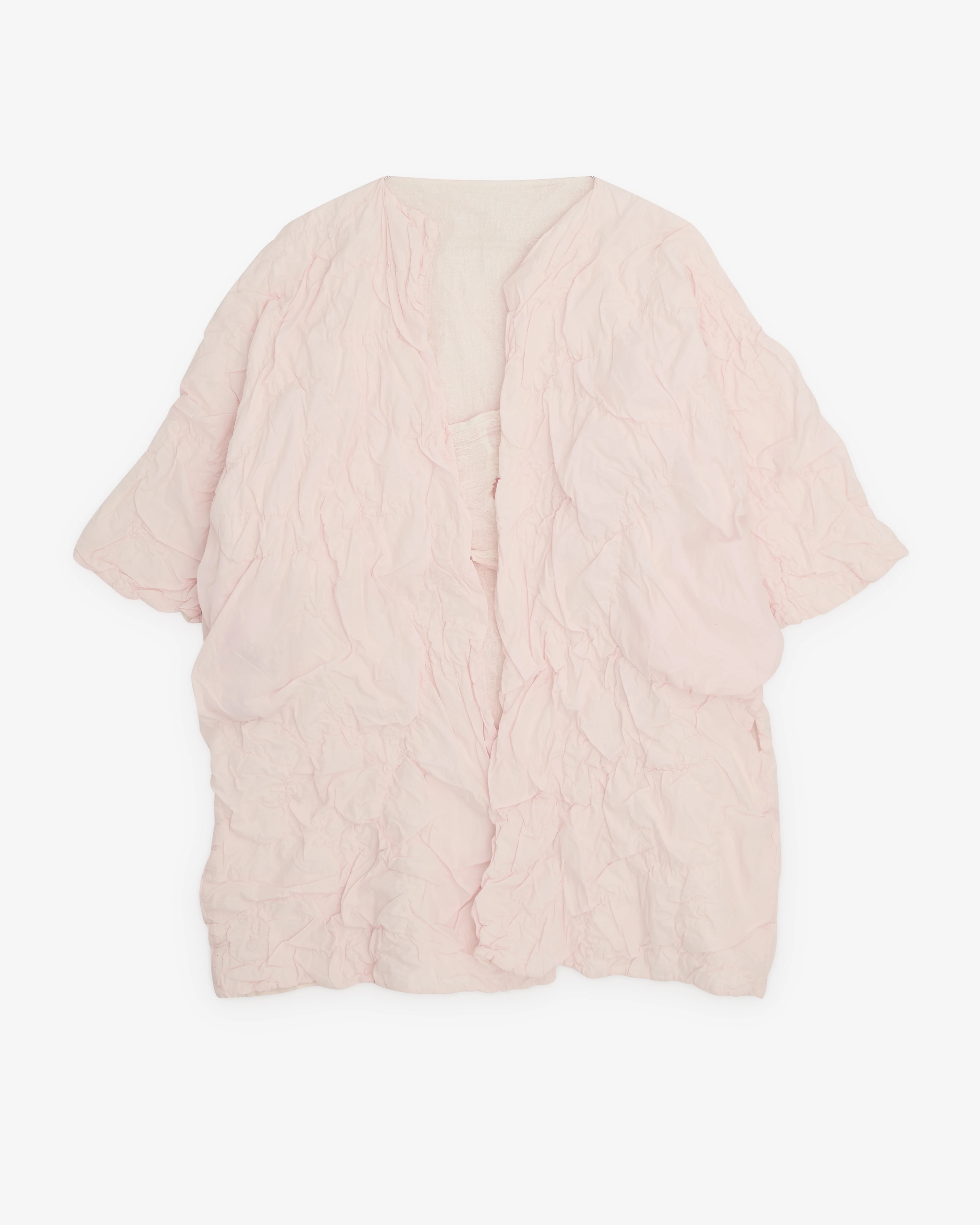 Daniela Gregis - Women’s Collarless Jacket - (Dusty Pink)