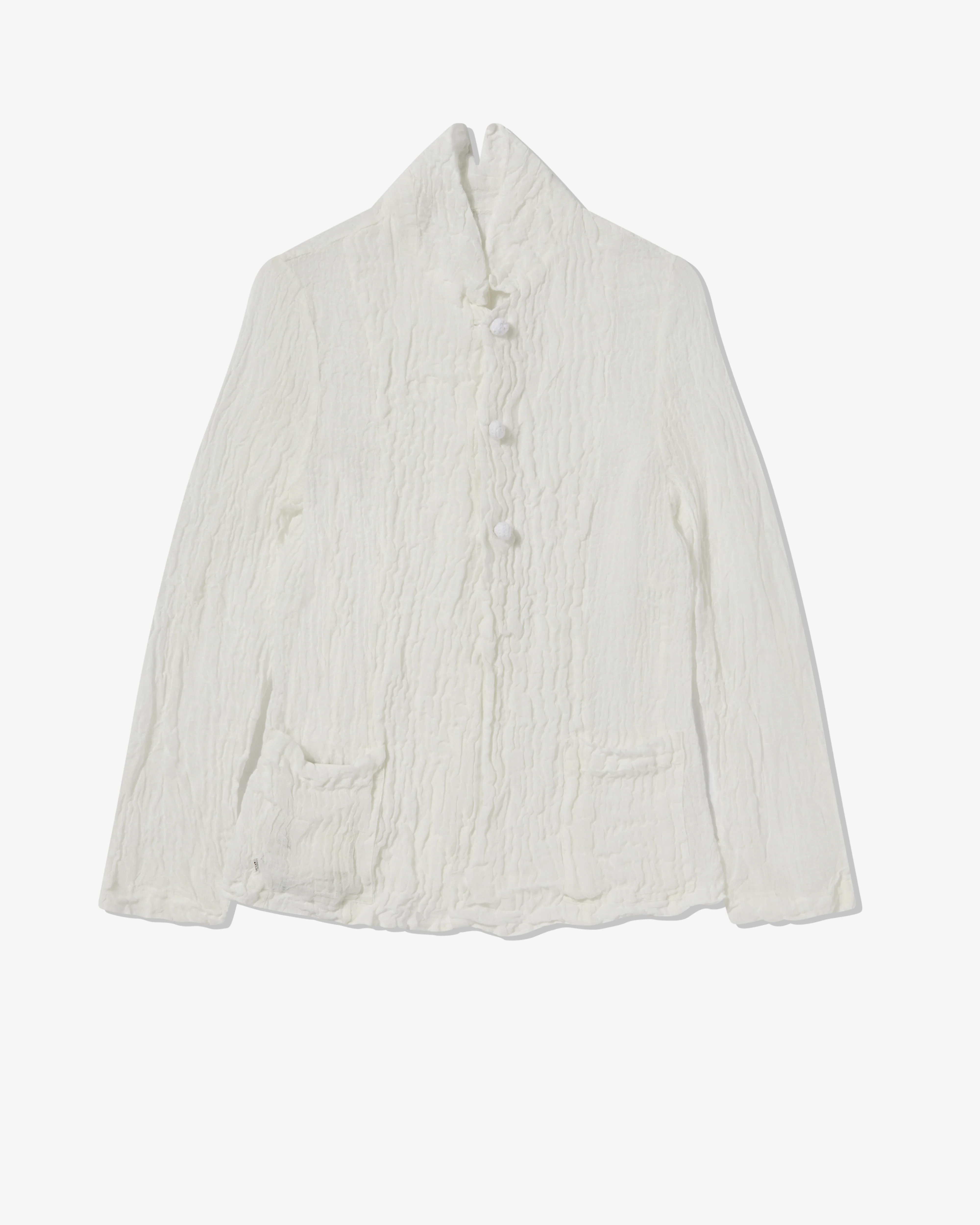 Daniela Gregis - Women’s Stand Collar Jacket - (White)