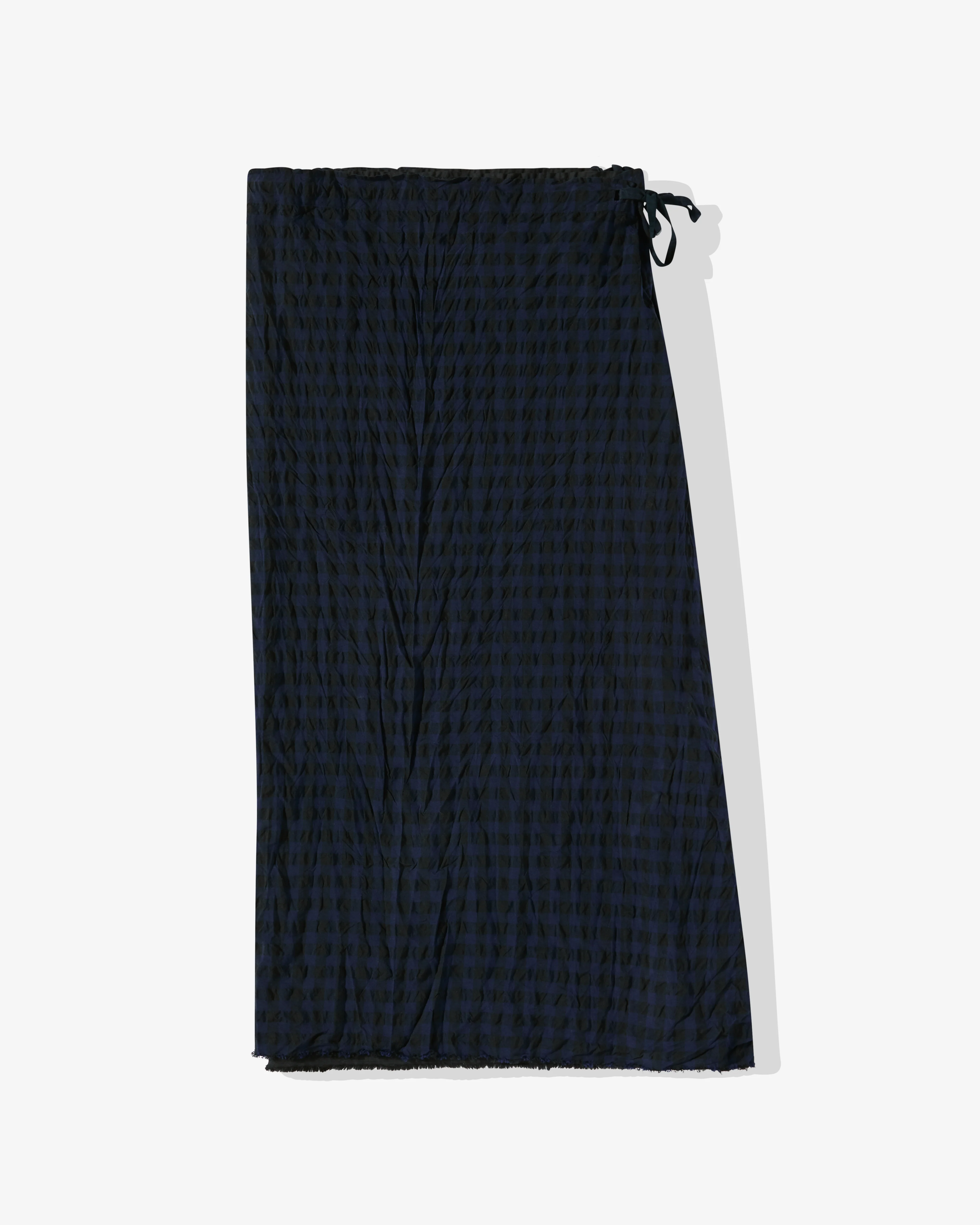 Daniela Gregis - Women’s Drawcord Skirt - (Navy/Blue)