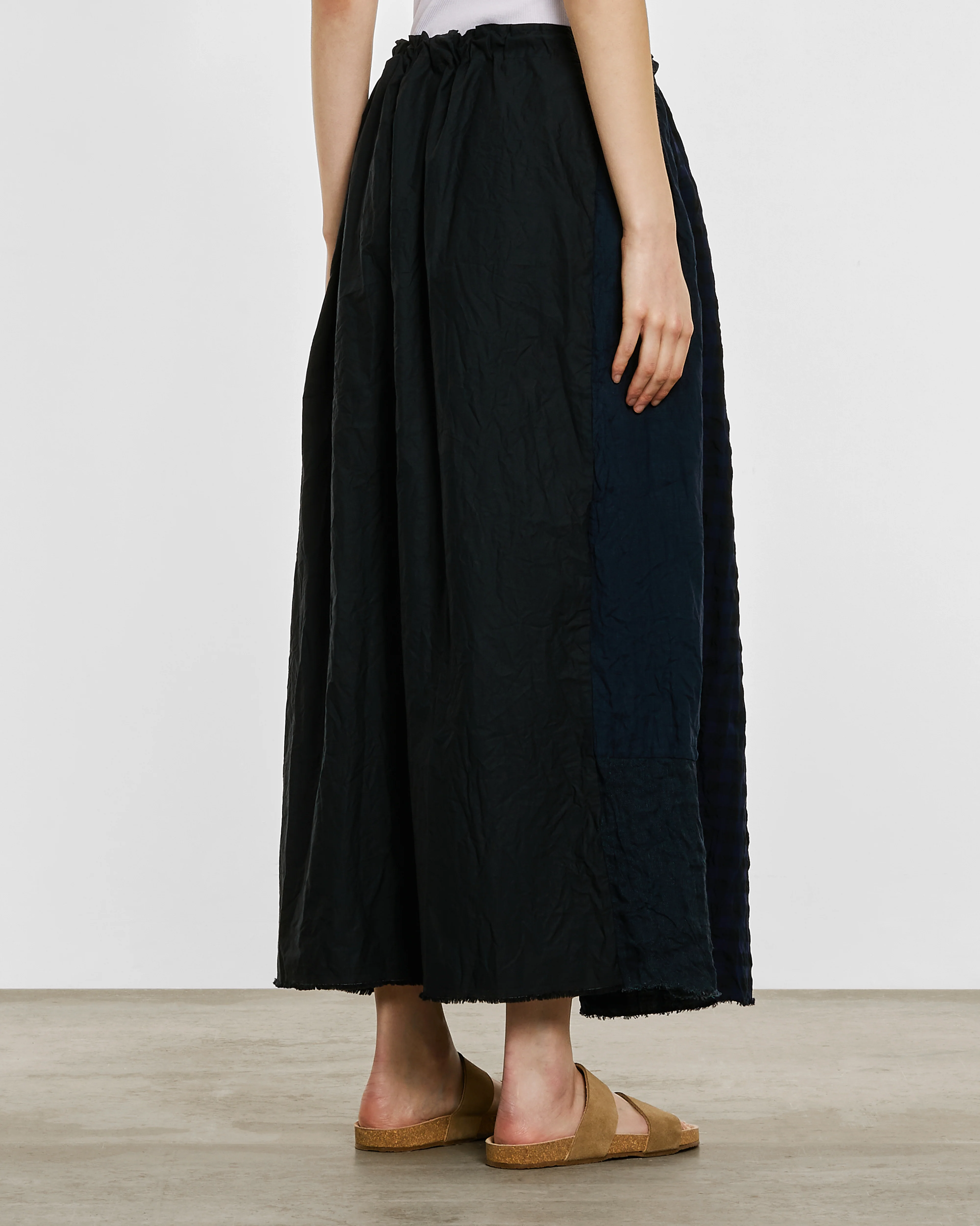 Daniela Gregis - Women’s Drawcord Skirt - (Navy/Blue) - Image 4