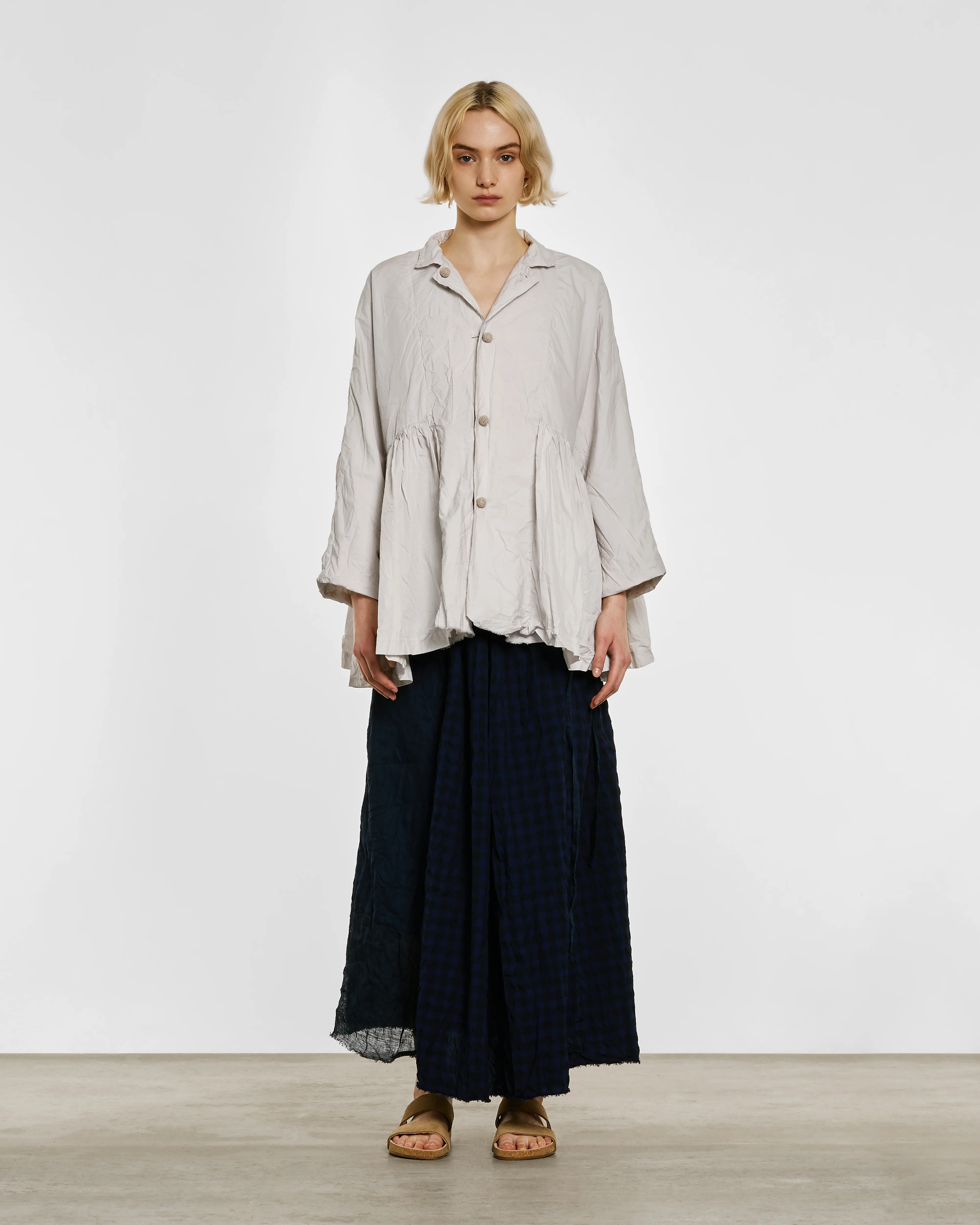 Daniela Gregis - Women’s Drawcord Skirt - (Navy/Blue) - Image 5