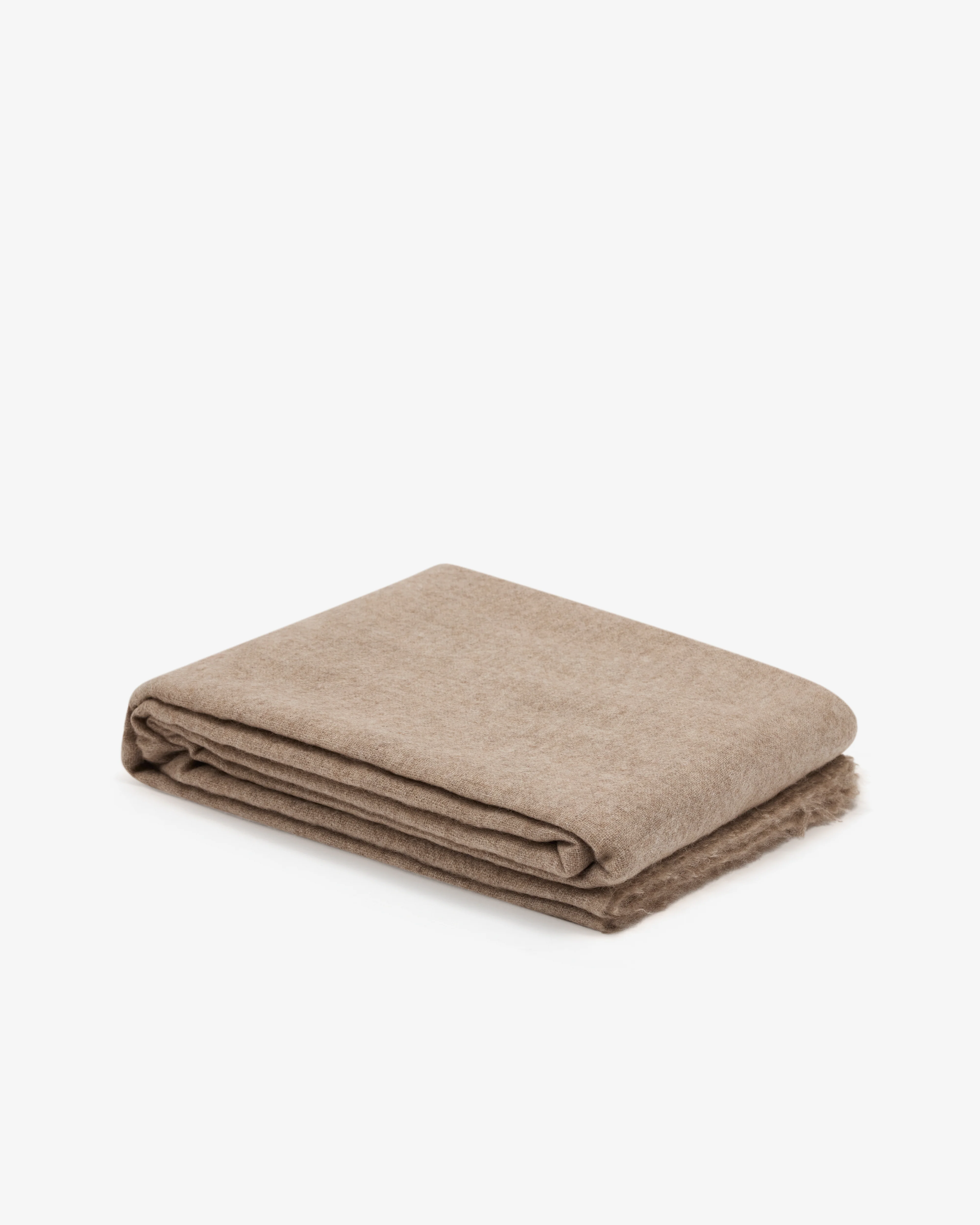 Daniela Gregis - Women's Cashmere Shawl - (Light Brown) - Image 3
