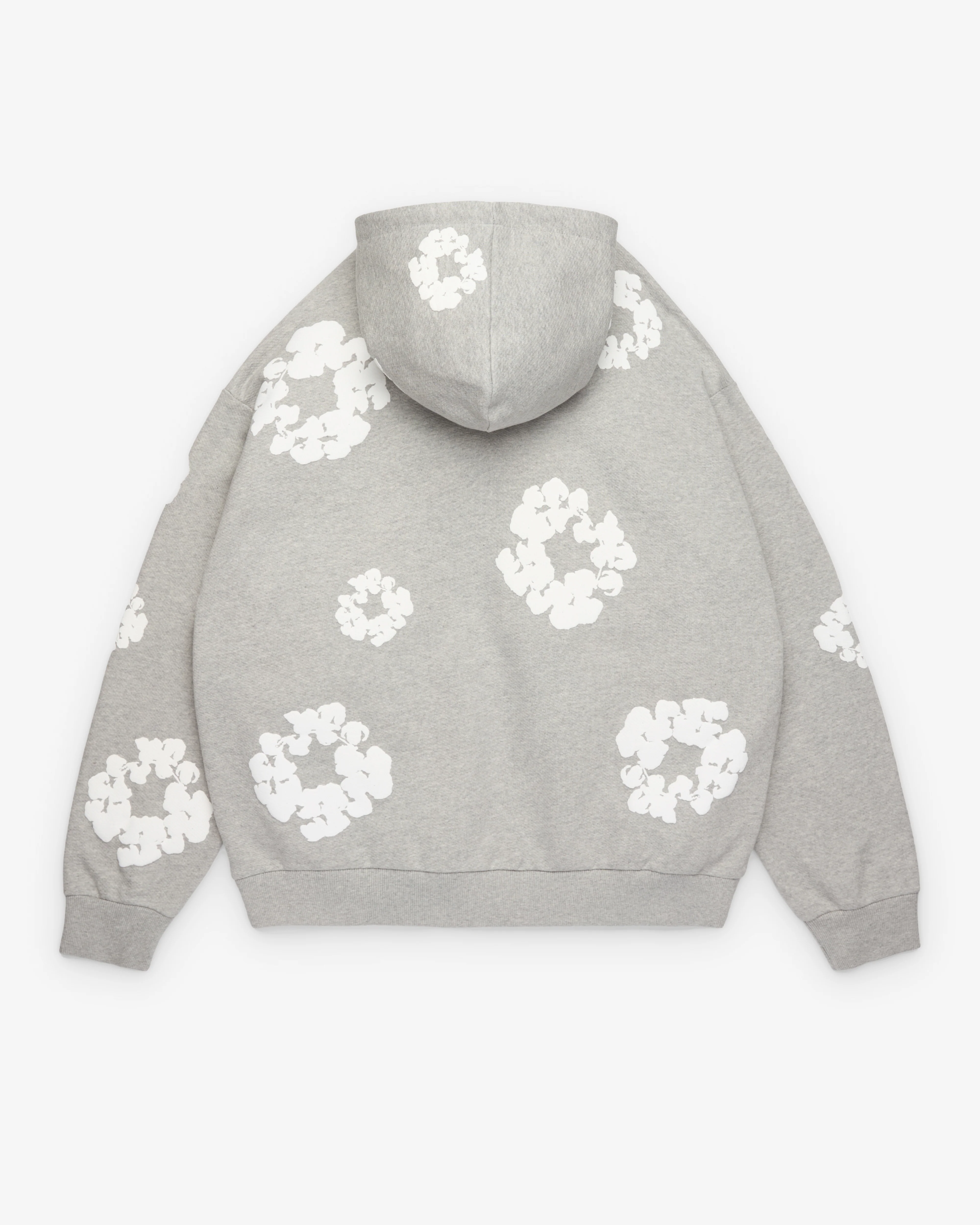 Denim Tears - Men's Cotton Wreath Hoodie - (Grey) - Image 2