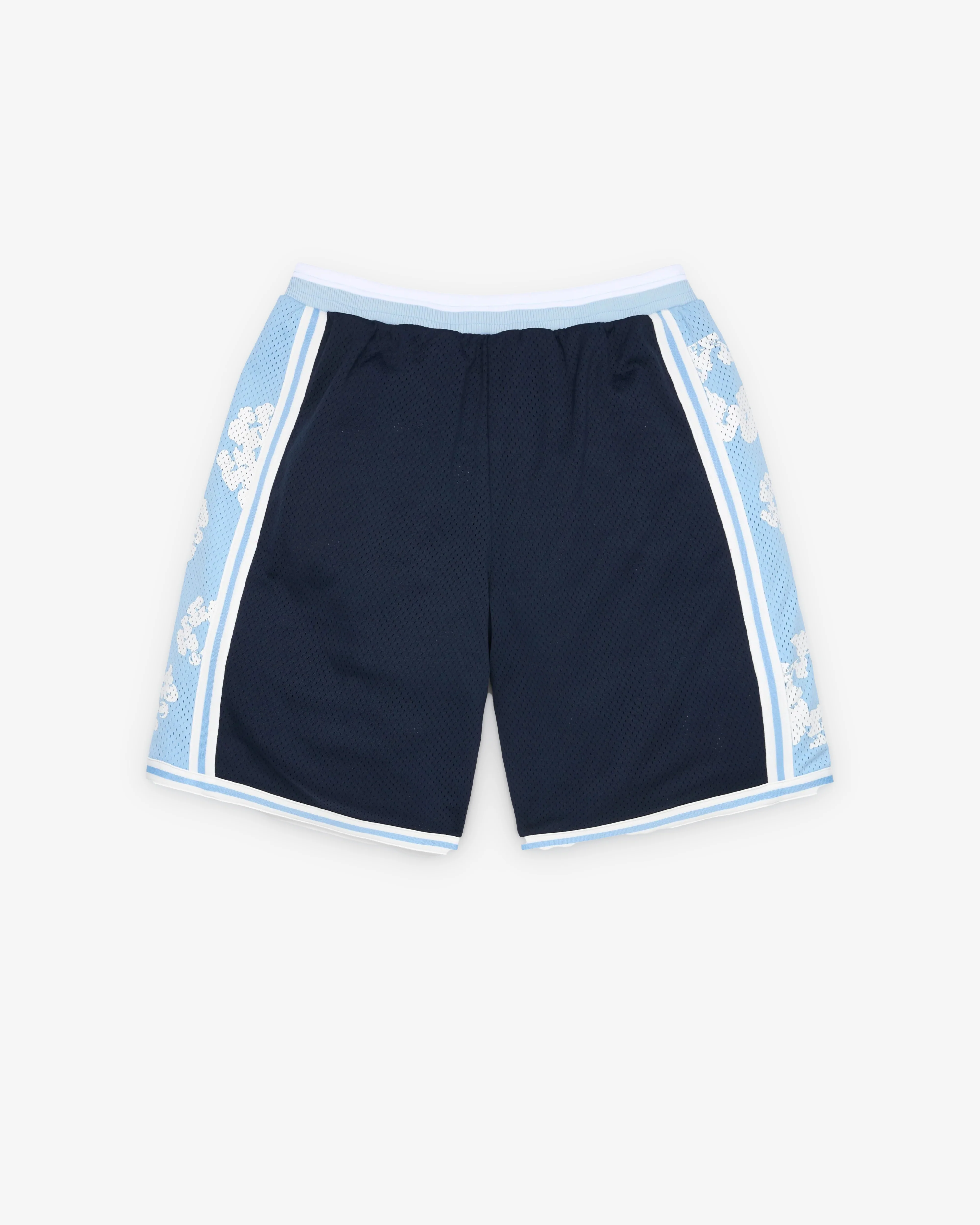Denim Tears - Men's Cotton Wreath Olaf Shorts - (Blue) - Image 2