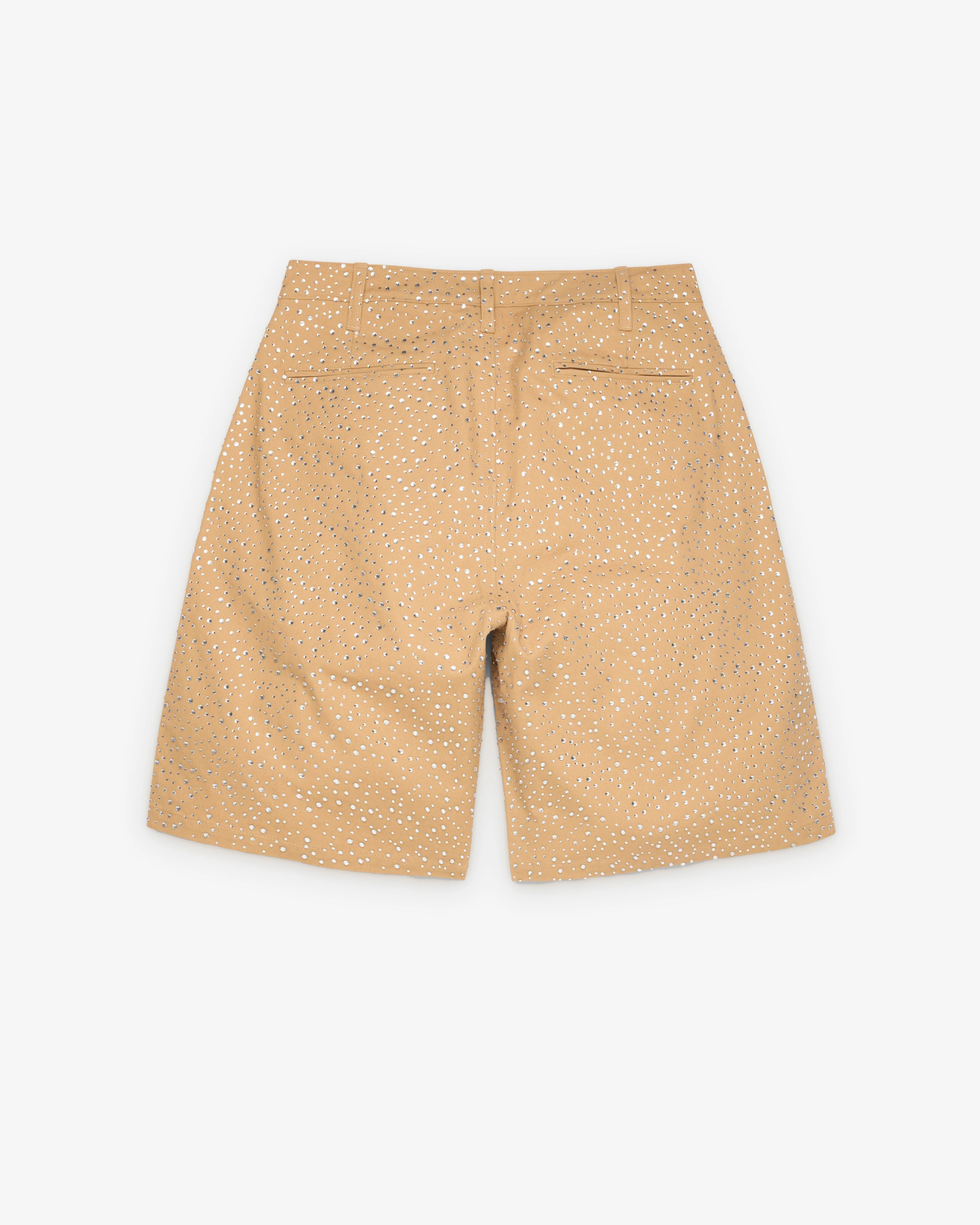 Denim Tears - Men's Crystal Chino Shorts - (Tan) - Image 2