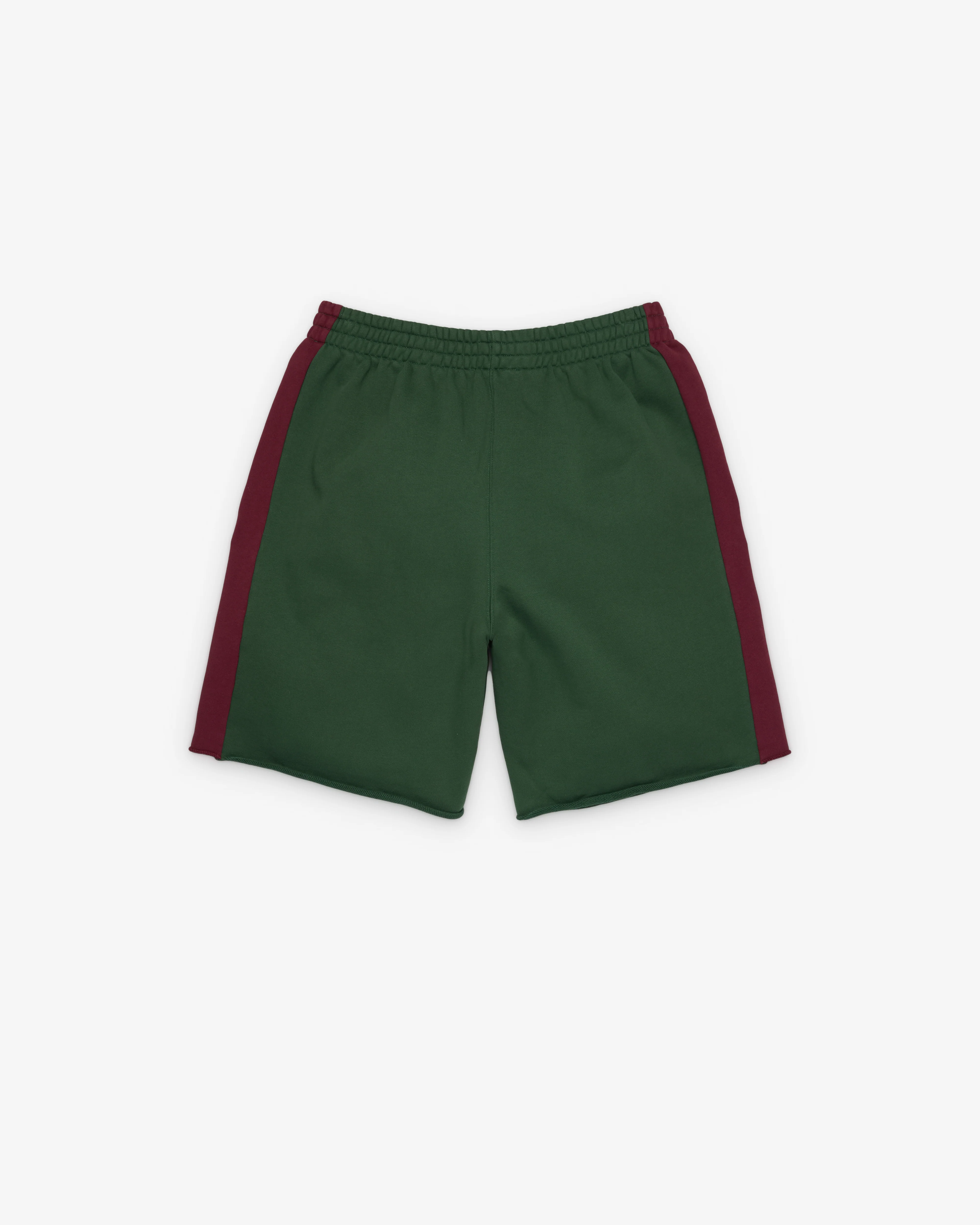 Denim Tears - Men's Denim U Paneled Sweatshort - (Green) - Image 2